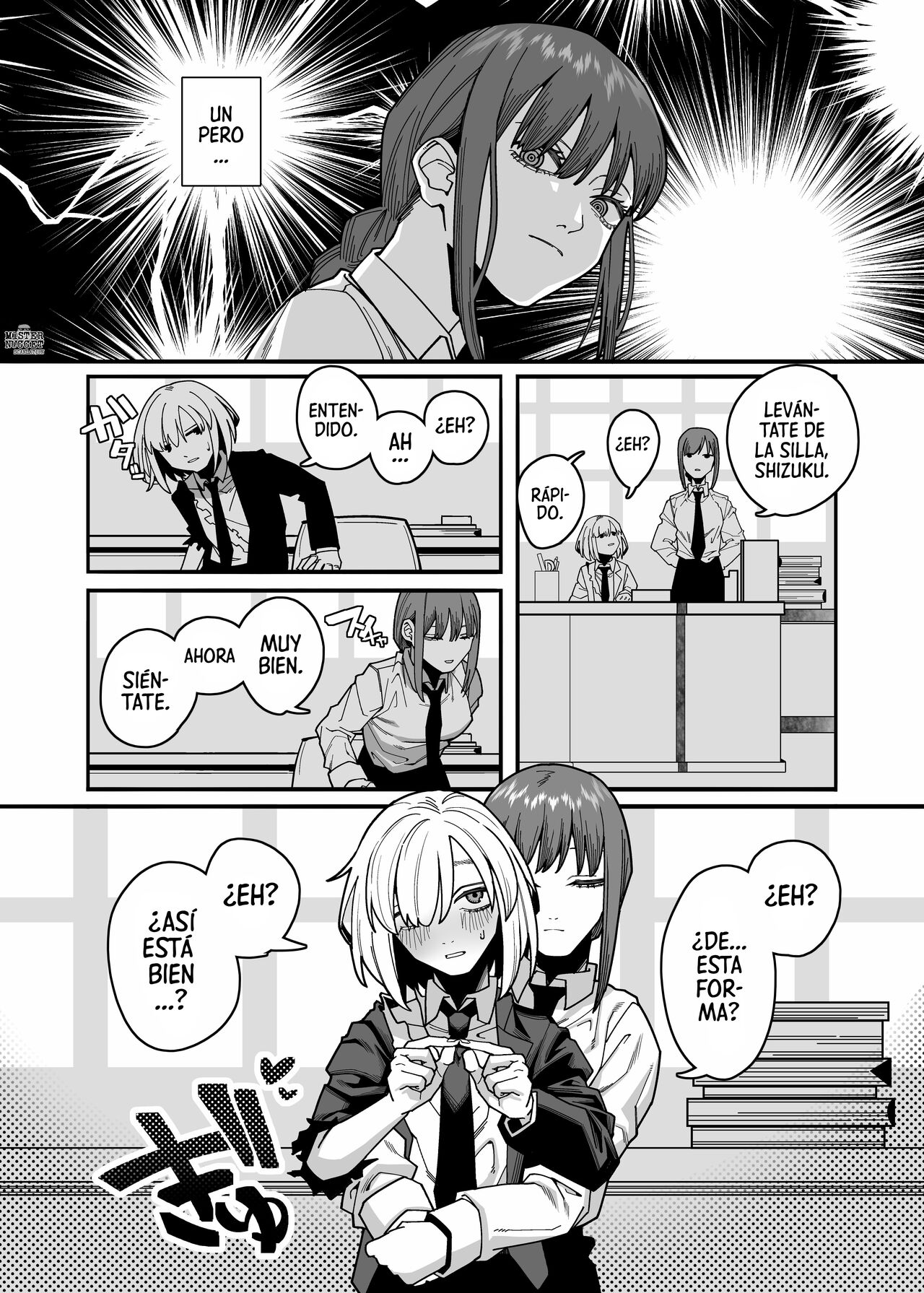 [Noumiso Kaimentai] Muhyoujou na Makima-san ni Shinu hodo Shibori Okasareru Aheahe OneShota Hon (Chainsaw Man) [Spanish] [Mister Nugget] [Digital] imagen número 7