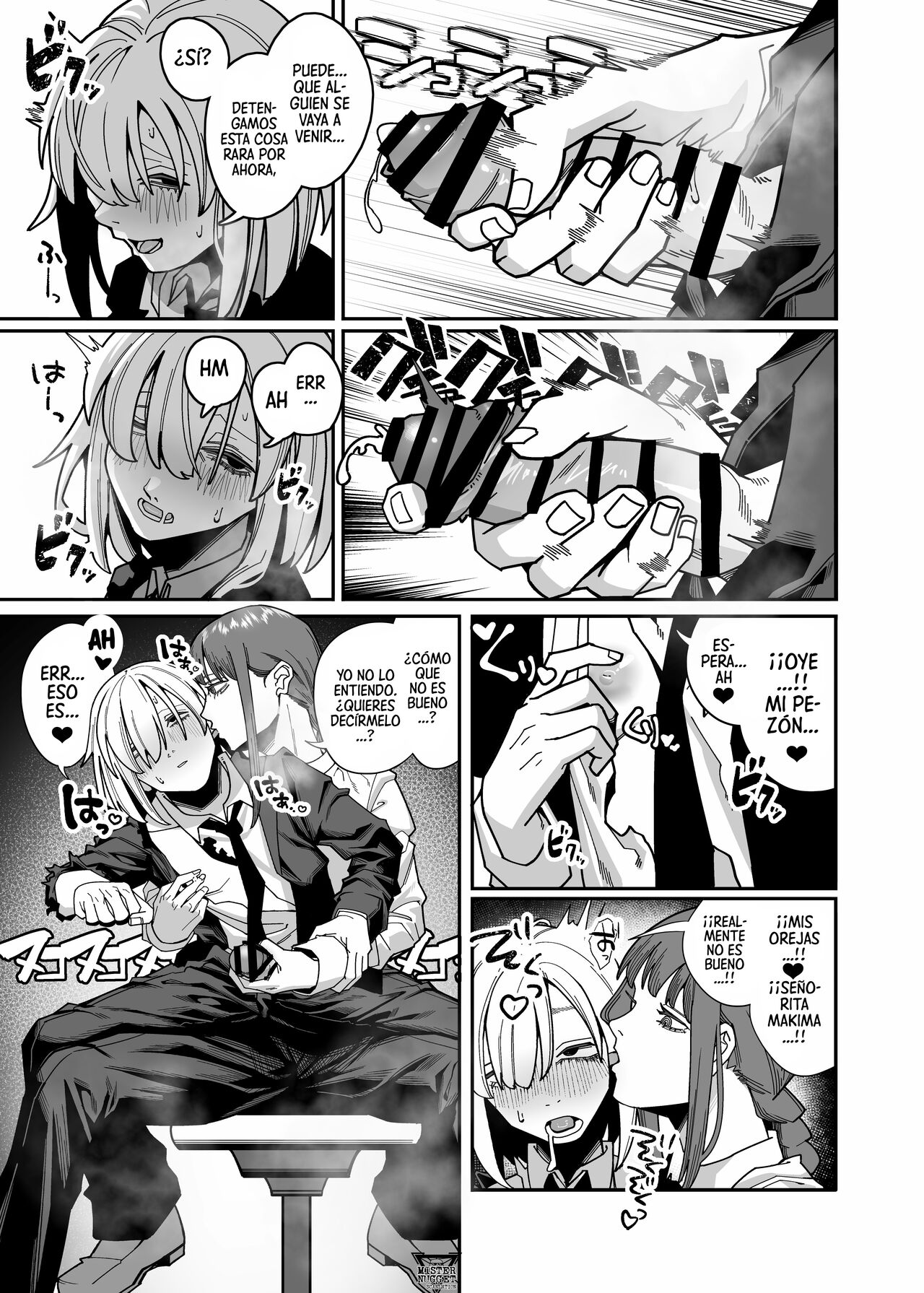 [Noumiso Kaimentai] Muhyoujou na Makima-san ni Shinu hodo Shibori Okasareru Aheahe OneShota Hon (Chainsaw Man) [Spanish] [Mister Nugget] [Digital] imagen número 9