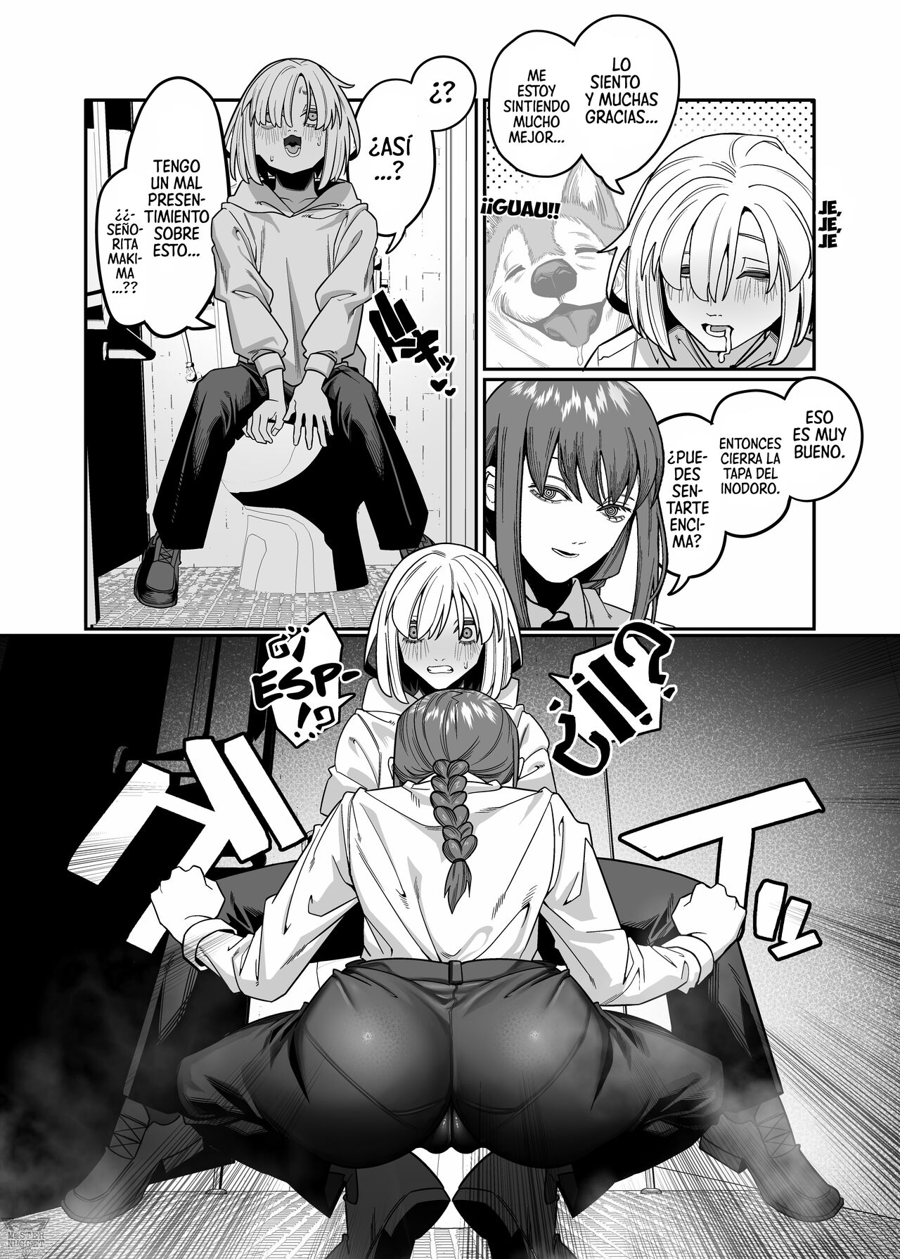 [Noumiso Kaimentai] Muhyoujou na Makima-san ni Shinu hodo Shibori Okasareru Aheahe OneShota Hon (Chainsaw Man) [Spanish] [Mister Nugget] [Digital] imagen número 16