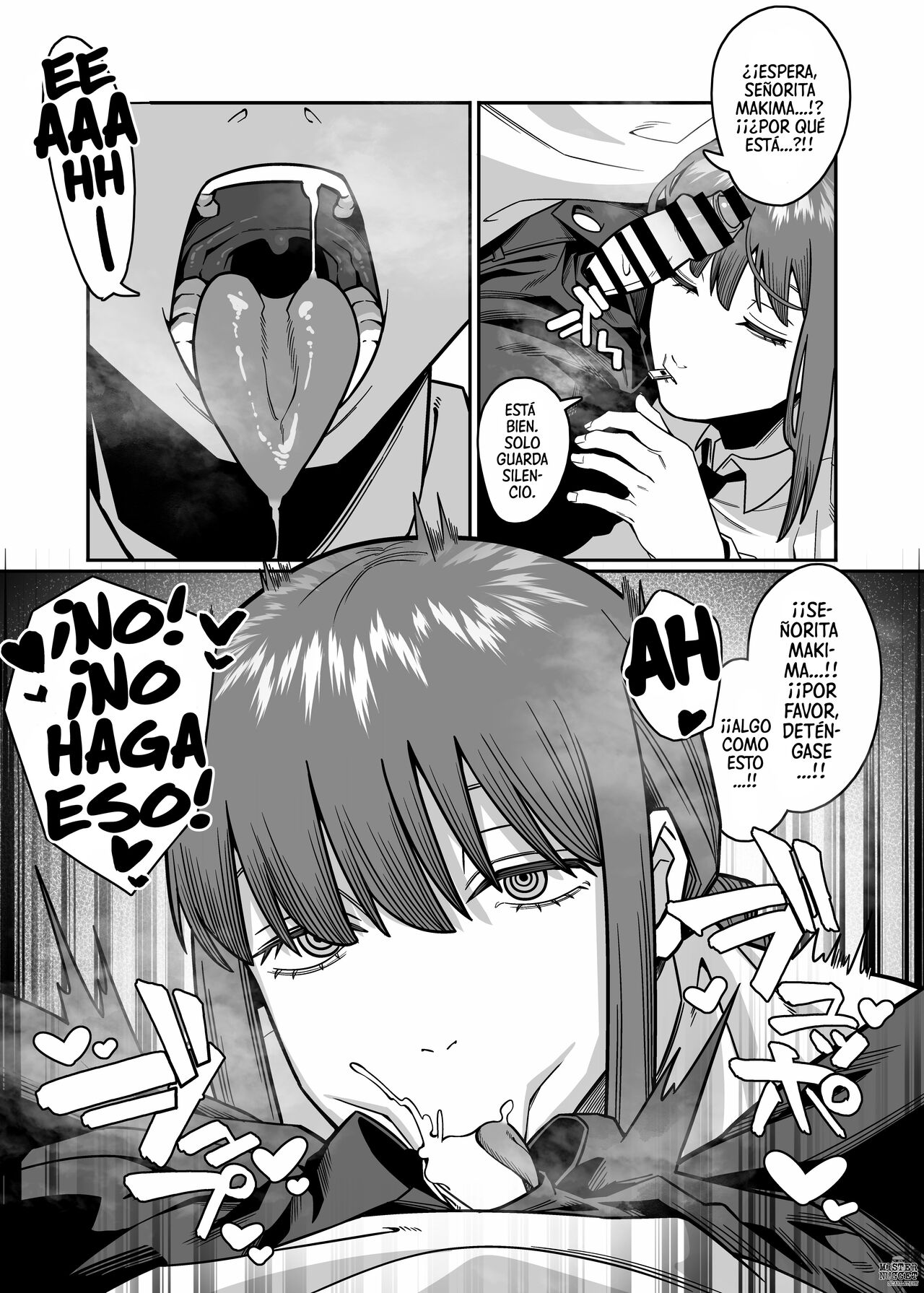 [Noumiso Kaimentai] Muhyoujou na Makima-san ni Shinu hodo Shibori Okasareru Aheahe OneShota Hon (Chainsaw Man) [Spanish] [Mister Nugget] [Digital] imagen número 17