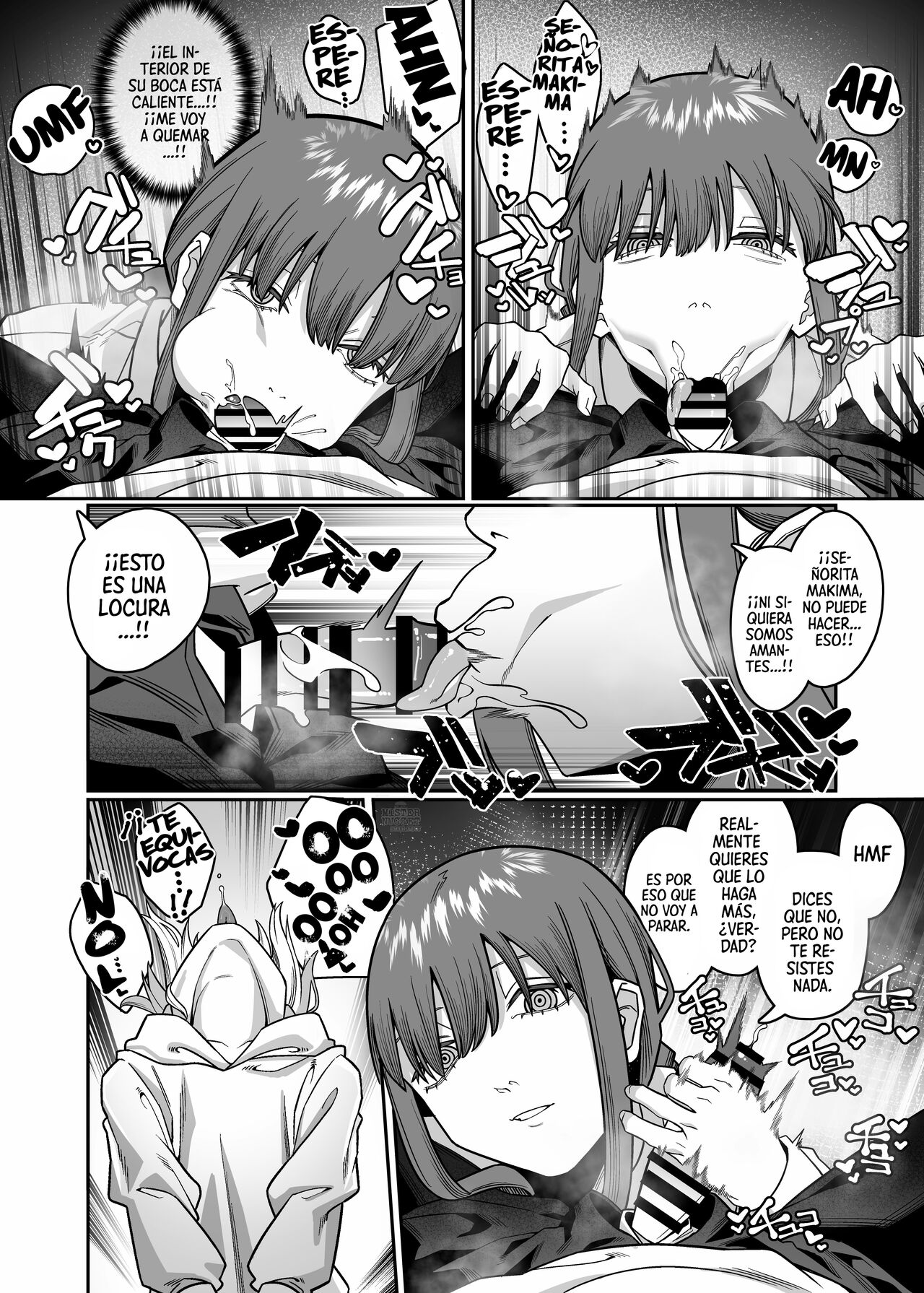 [Noumiso Kaimentai] Muhyoujou na Makima-san ni Shinu hodo Shibori Okasareru Aheahe OneShota Hon (Chainsaw Man) [Spanish] [Mister Nugget] [Digital] imagen número 18