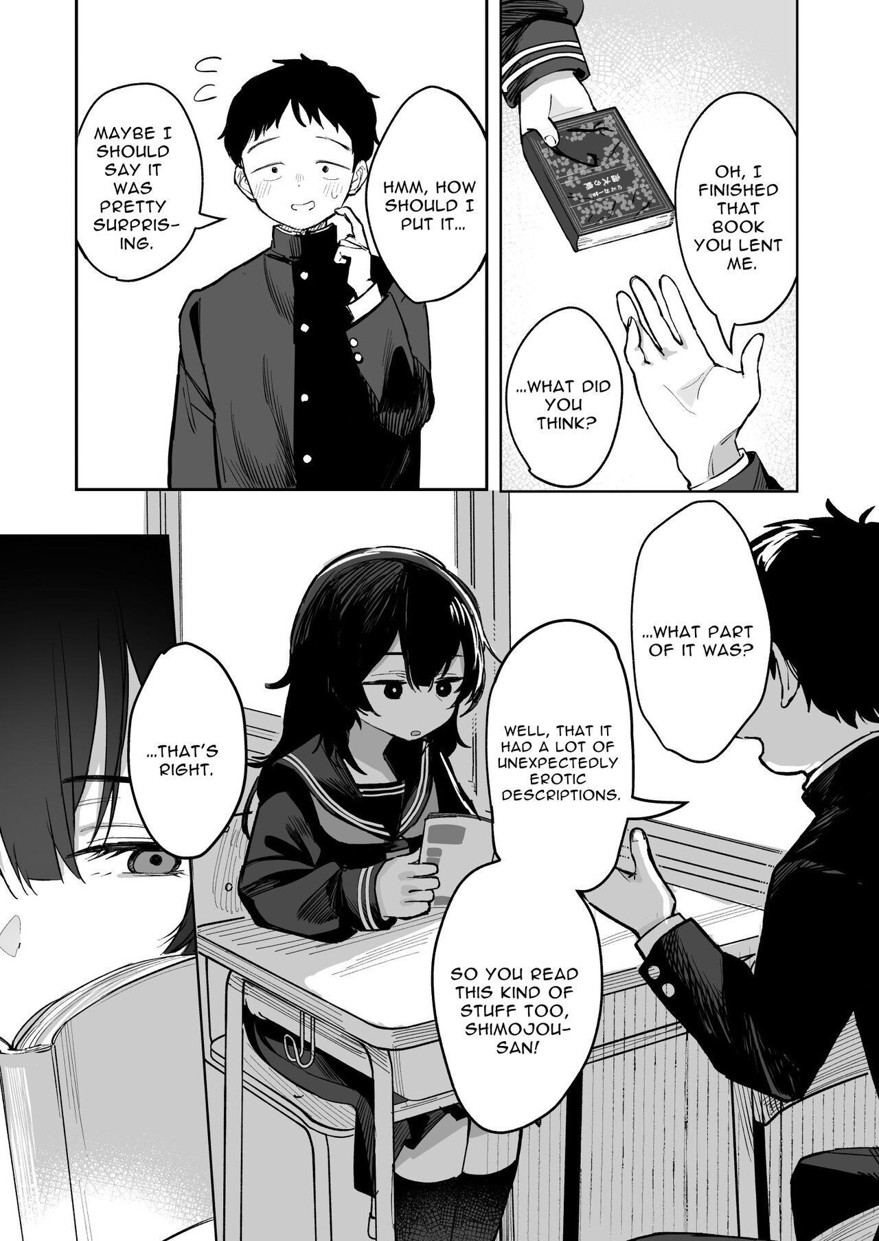 [Tori Salt (Nada Salt, Toriuchi)] Anoko wa Boku ga Suki ja Nai Boku dake ga Kizuiteta Hazu no Loli Kyonyuu Jimikei Bungaku Shoujo | She Doesn't Like Me ~ I thought I was the only one~ Plain Busty Bookworm Girl [English] [Selcouth] image number 7