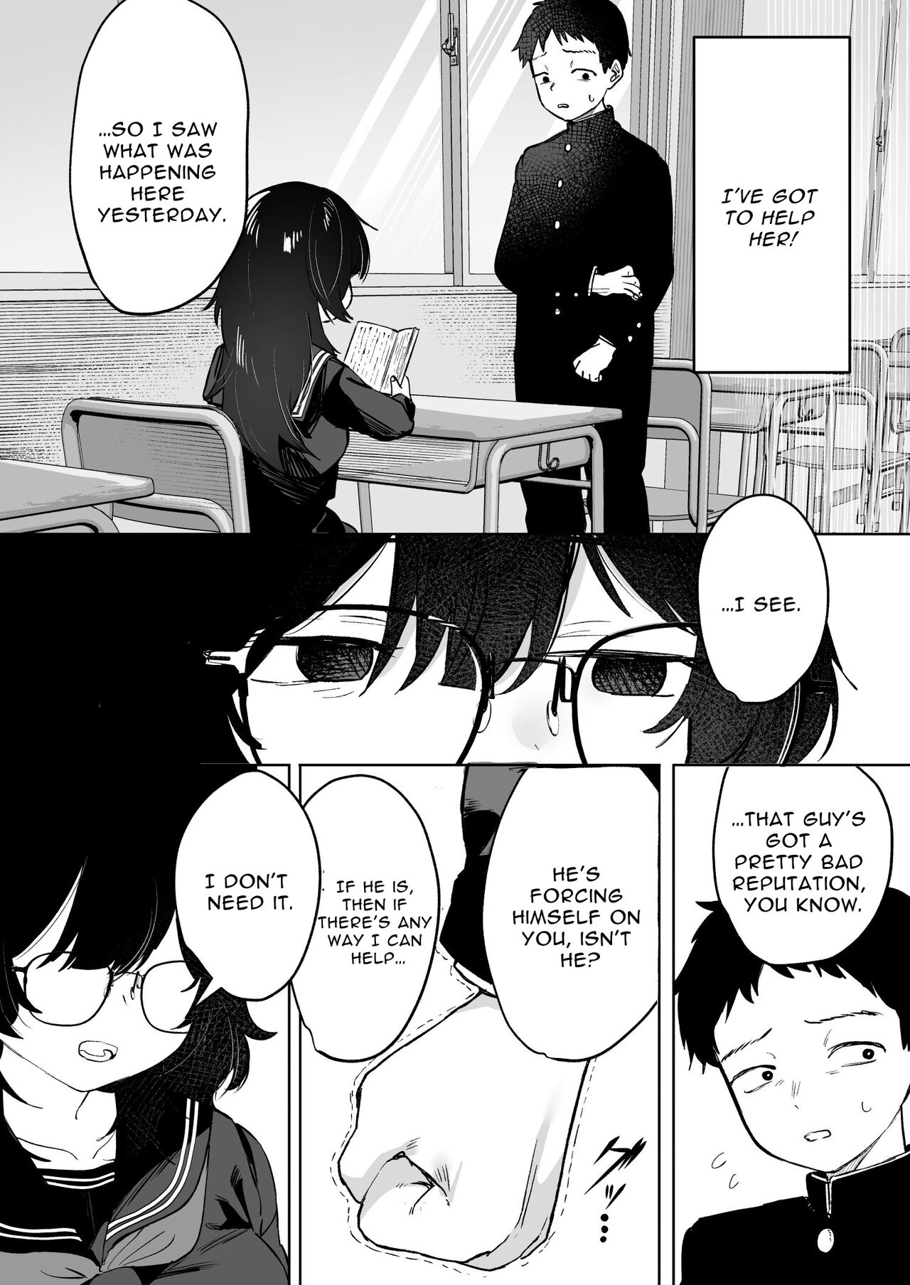 [Tori Salt (Nada Salt, Toriuchi)] Anoko wa Boku ga Suki ja Nai Boku dake ga Kizuiteta Hazu no Loli Kyonyuu Jimikei Bungaku Shoujo | She Doesn't Like Me ~ I thought I was the only one~ Plain Busty Bookworm Girl [English] [Selcouth] image number 66
