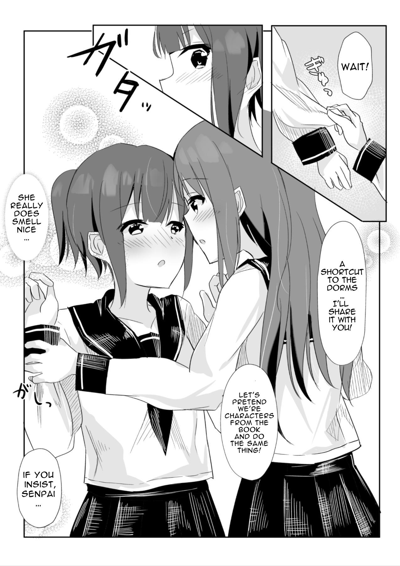 [Maguro Shining] Senpai ni Yuri Ecchi Oshie Komare mashita... | Lesbian Sex Ed From My Senpai... [English] [Kusanuu] numero di immagine  8