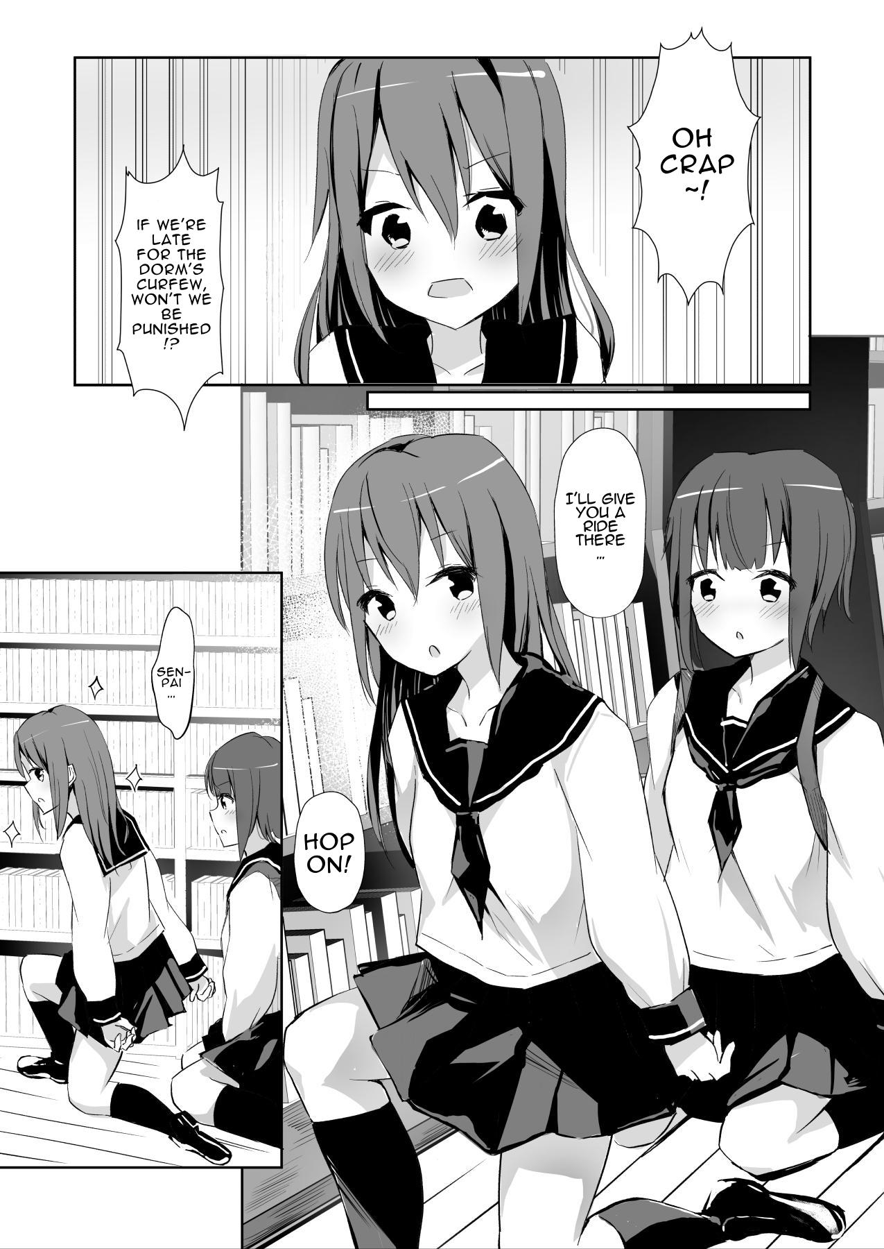 [Maguro Shining] Senpai ni Yuri Ecchi Oshie Komare mashita... | Lesbian Sex Ed From My Senpai... [English] [Kusanuu] numero di immagine  24