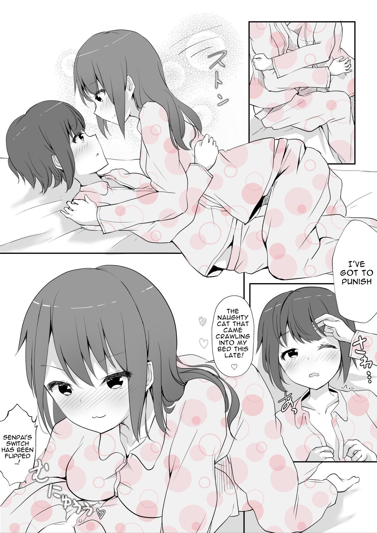 [Maguro Shining] Senpai ni Yuri Ecchi Oshie Komare mashita... | Lesbian Sex Ed From My Senpai... [English] [Kusanuu] numero di immagine  43