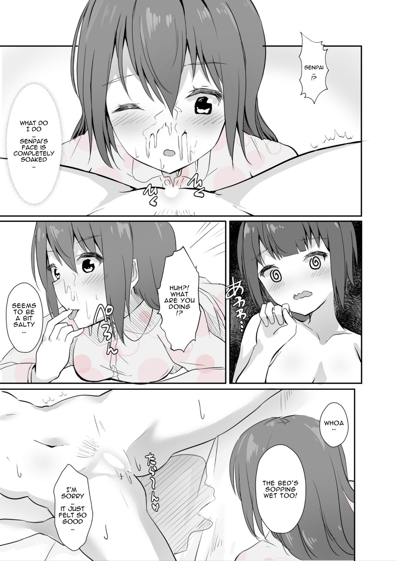 [Maguro Shining] Senpai ni Yuri Ecchi Oshie Komare mashita... | Lesbian Sex Ed From My Senpai... [English] [Kusanuu] numero di immagine  53