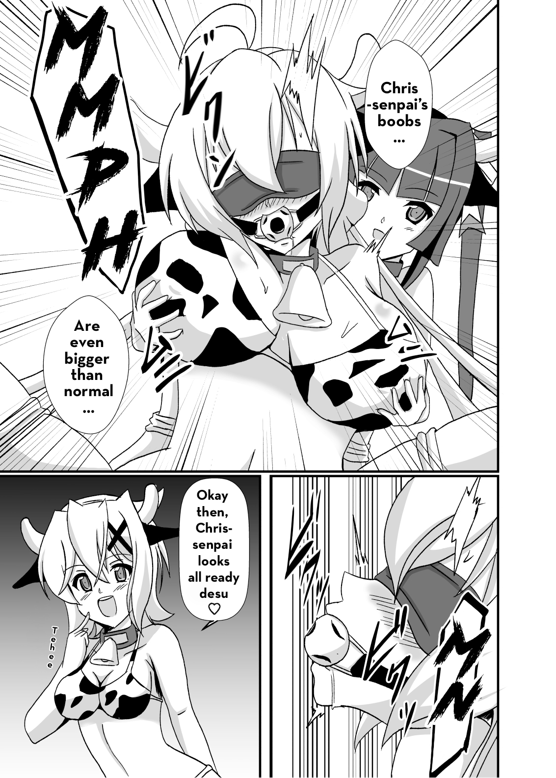 [Studio B9 (Isiyama Kosuke)] Kouhai-tachi ga Bakunyuu Senpai o Sakunyuu Choukyou Shitemita (Senki Zesshou Symphogear) [English] image number 4