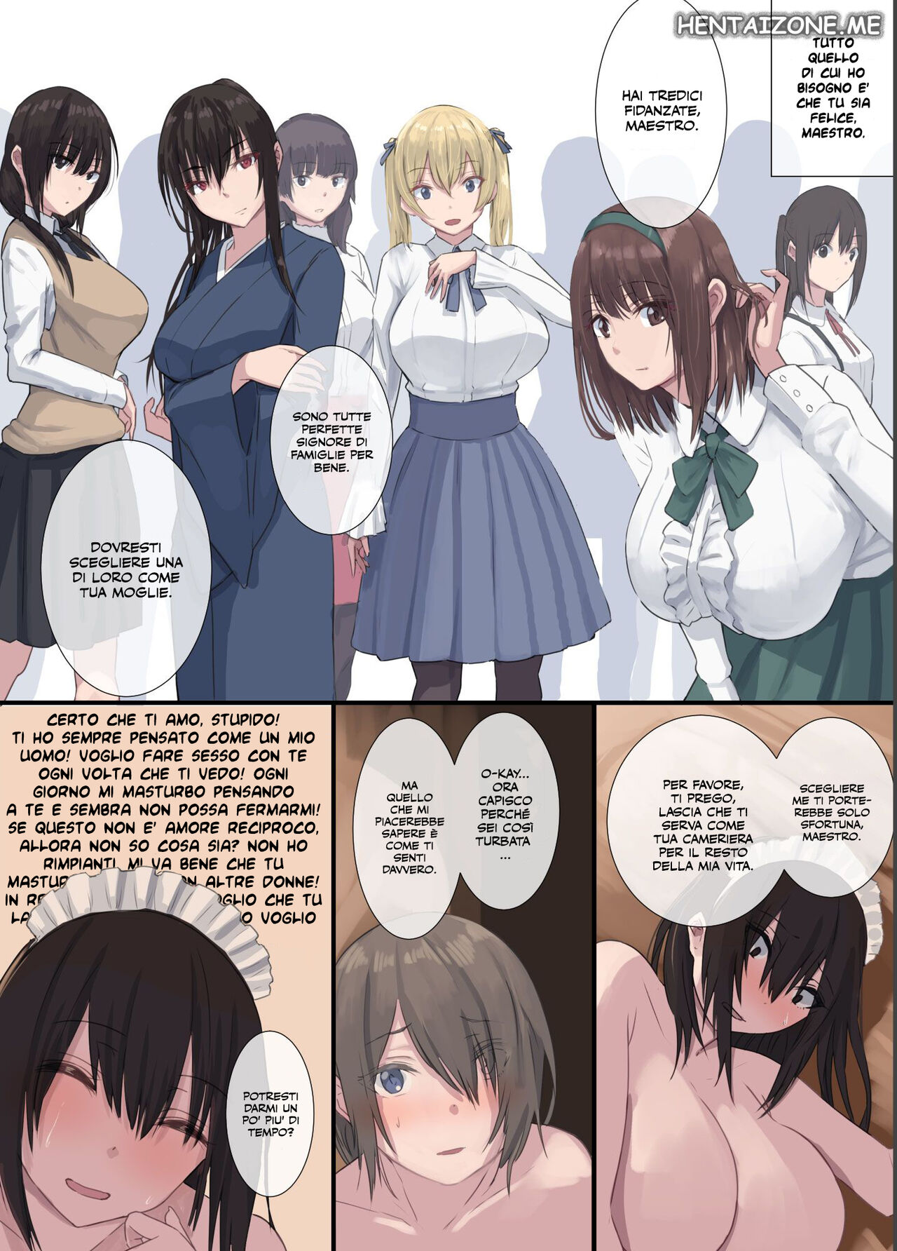 [4390works (Natsuishi Nana)] Gokuama -Yonpakugan No Maid San- | La Dolce Cameriera con gli Occhi da Pazza [Italian] image number 22