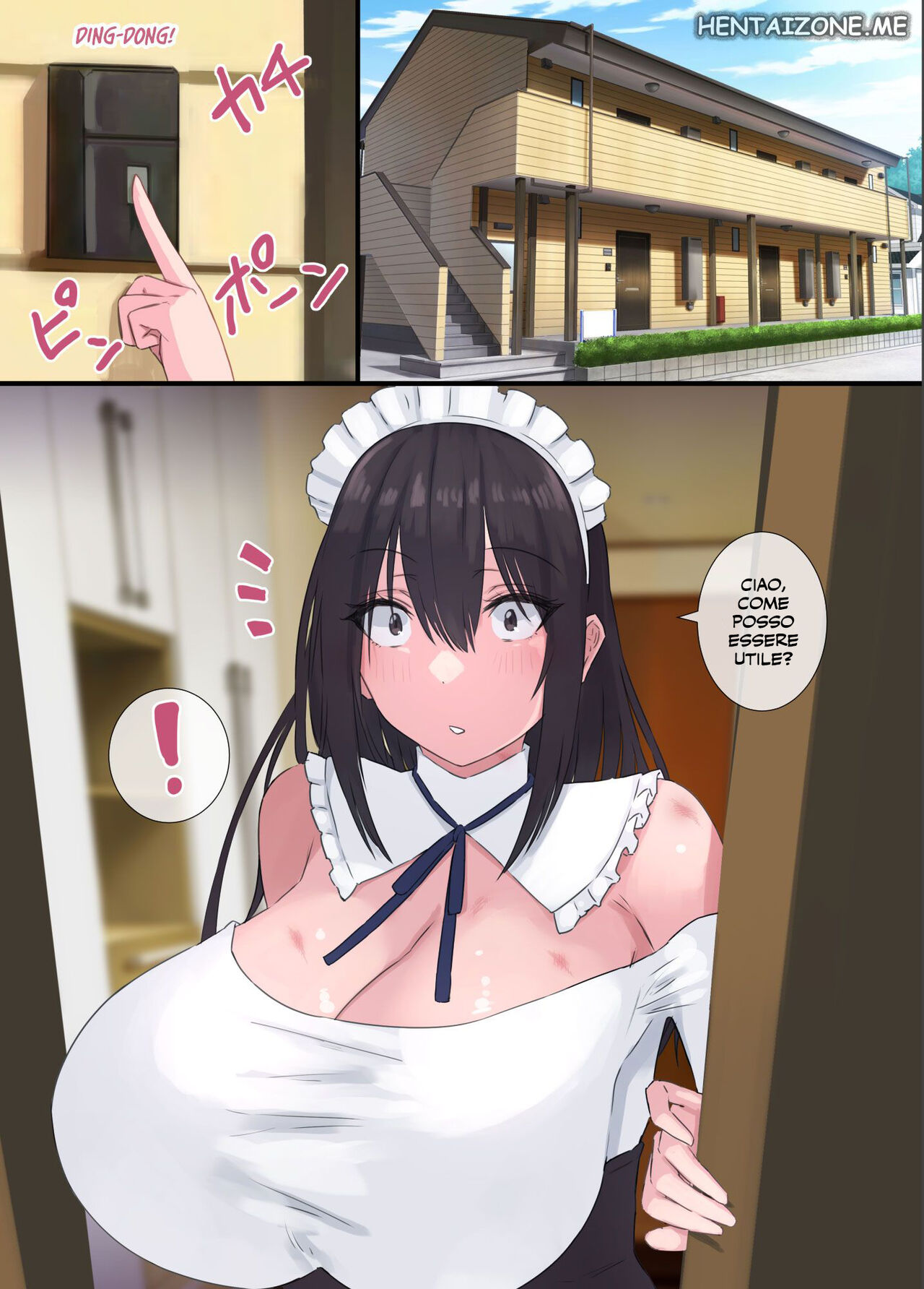 [4390works (Natsuishi Nana)] Gokuama -Yonpakugan No Maid San- | La Dolce Cameriera con gli Occhi da Pazza [Italian] image number 33