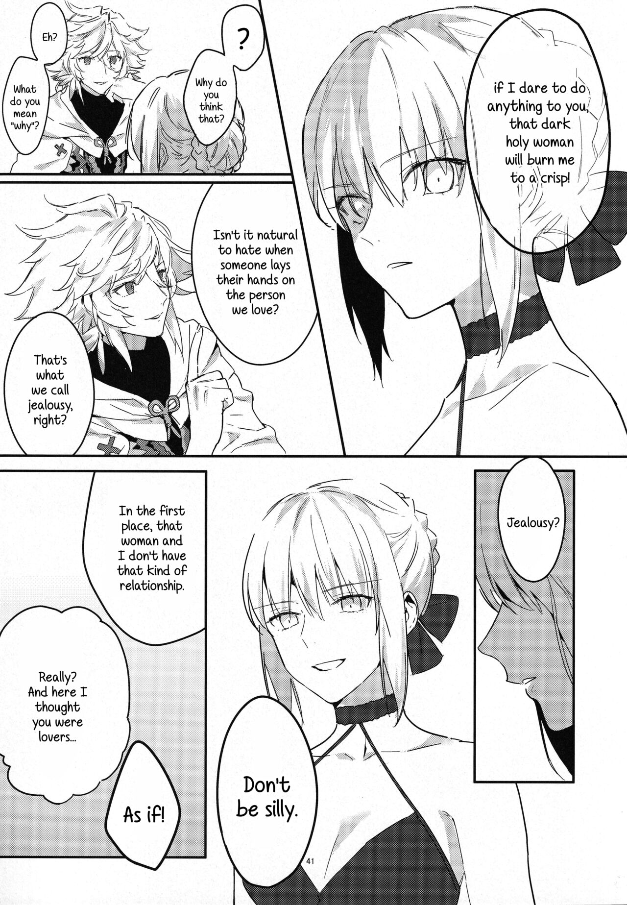(C100) [Kindou Shoujo (nipi)] Artoria Alter x Jeanne Alter Sairokushuu (Fate/Grand Order) [English] [SDTLs] image number 41