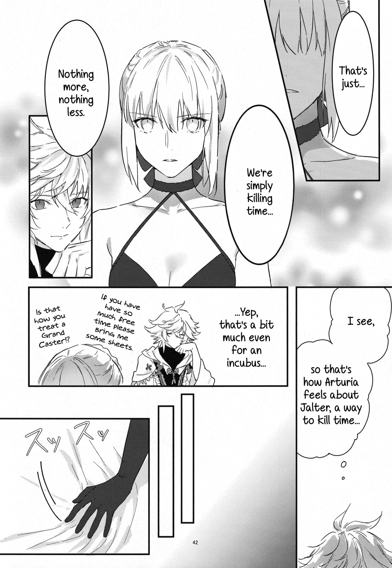 (C100) [Kindou Shoujo (nipi)] Artoria Alter x Jeanne Alter Sairokushuu (Fate/Grand Order) [English] [SDTLs] image number 42