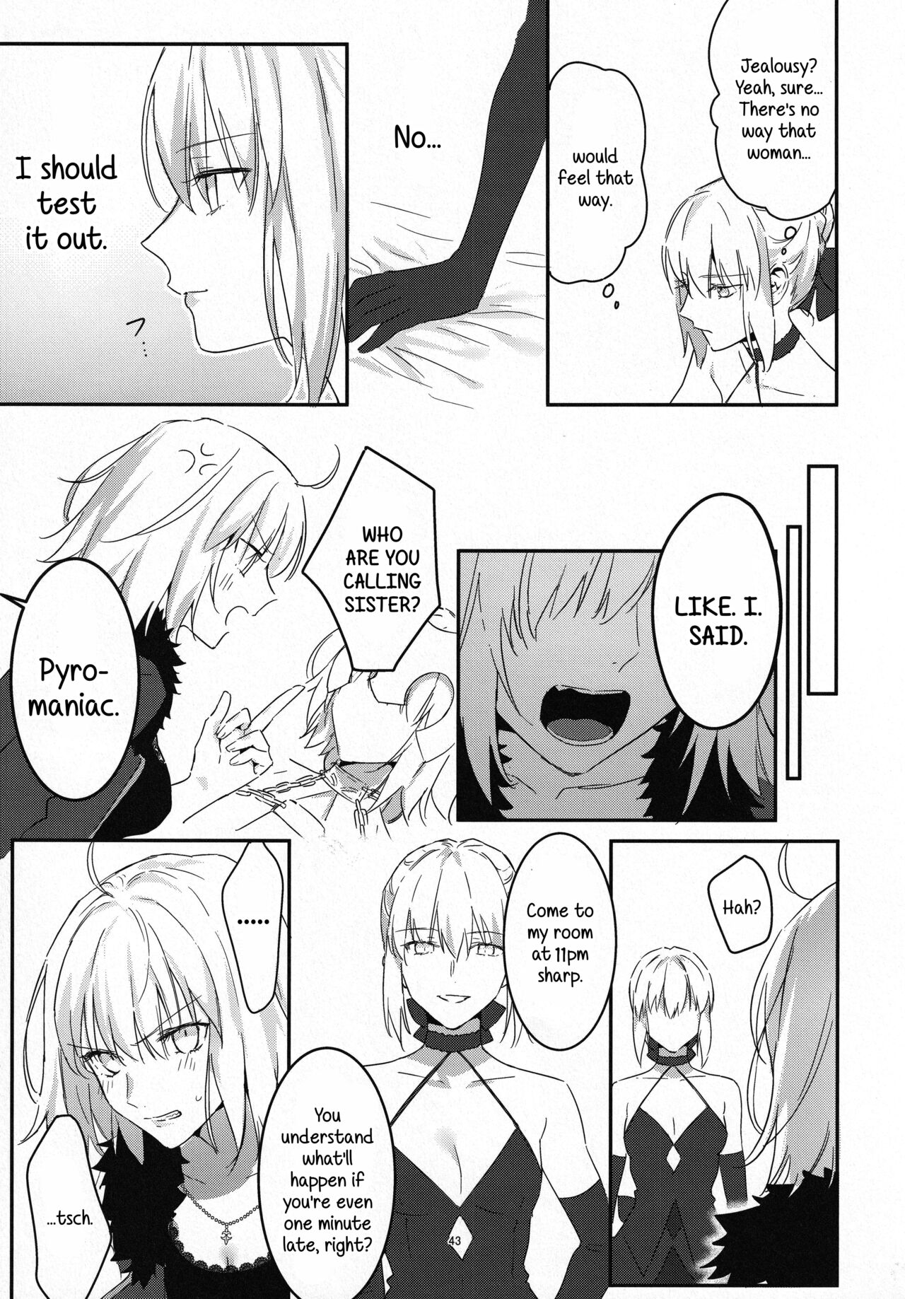 (C100) [Kindou Shoujo (nipi)] Artoria Alter x Jeanne Alter Sairokushuu (Fate/Grand Order) [English] [SDTLs] image number 43