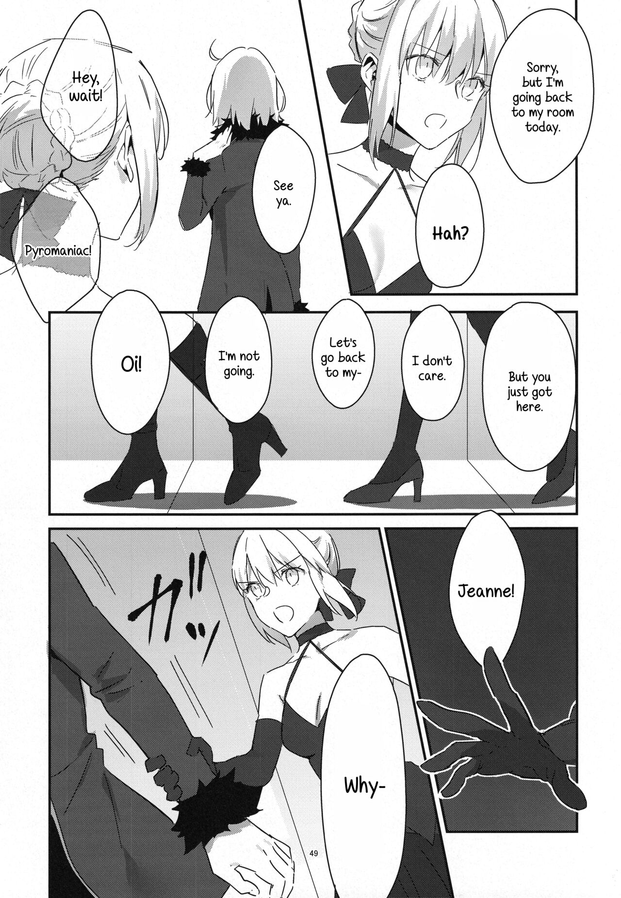 (C100) [Kindou Shoujo (nipi)] Artoria Alter x Jeanne Alter Sairokushuu (Fate/Grand Order) [English] [SDTLs] image number 49