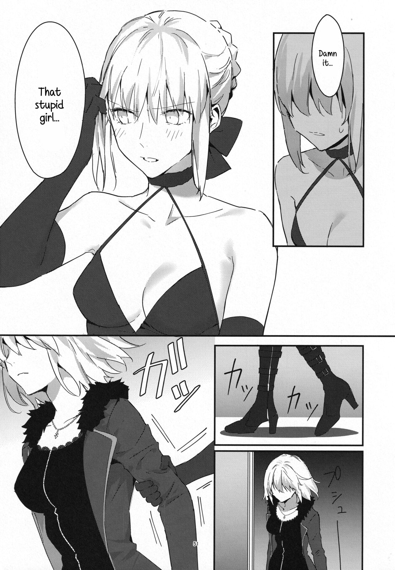 (C100) [Kindou Shoujo (nipi)] Artoria Alter x Jeanne Alter Sairokushuu (Fate/Grand Order) [English] [SDTLs] image number 51