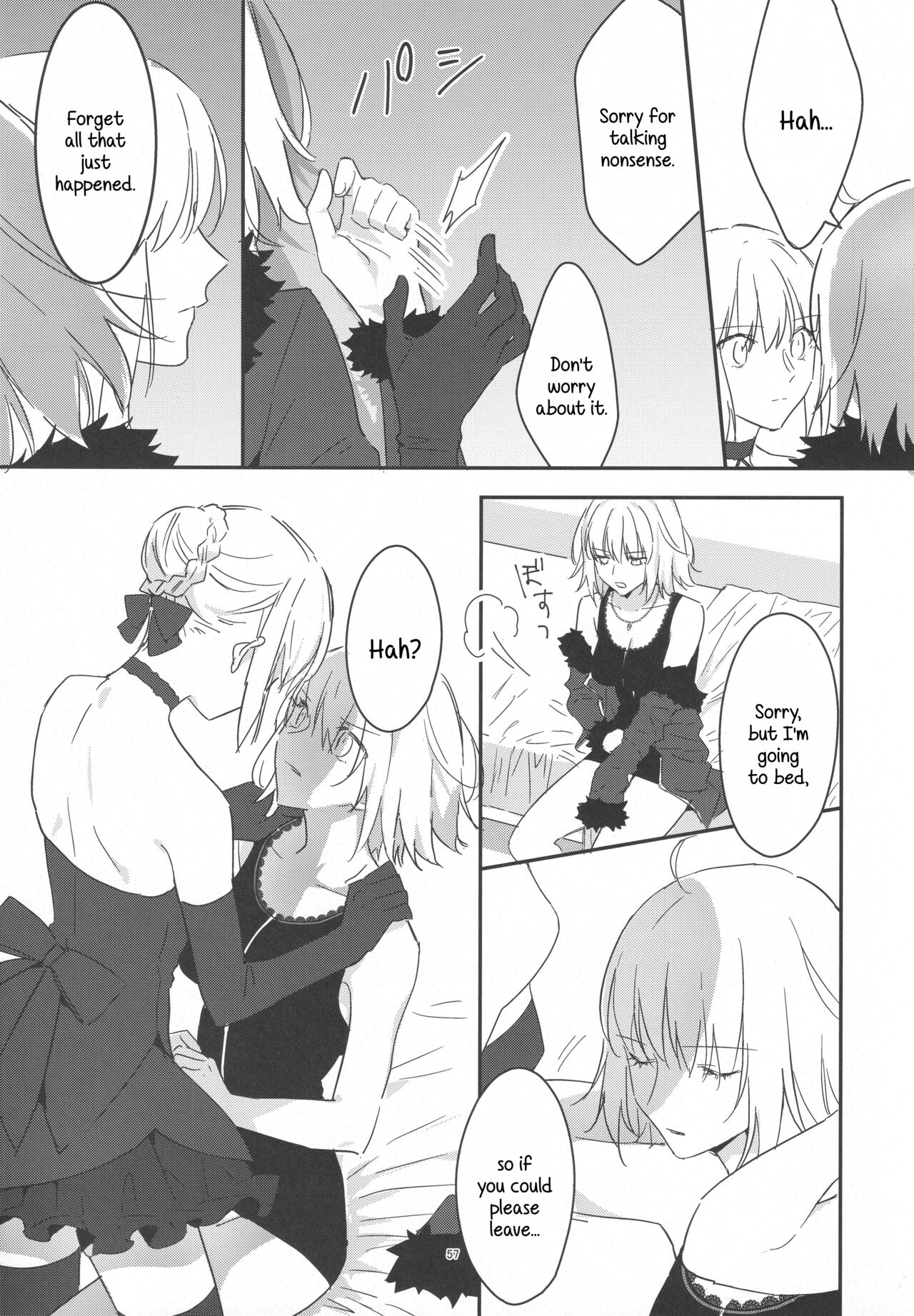 (C100) [Kindou Shoujo (nipi)] Artoria Alter x Jeanne Alter Sairokushuu (Fate/Grand Order) [English] [SDTLs] image number 57