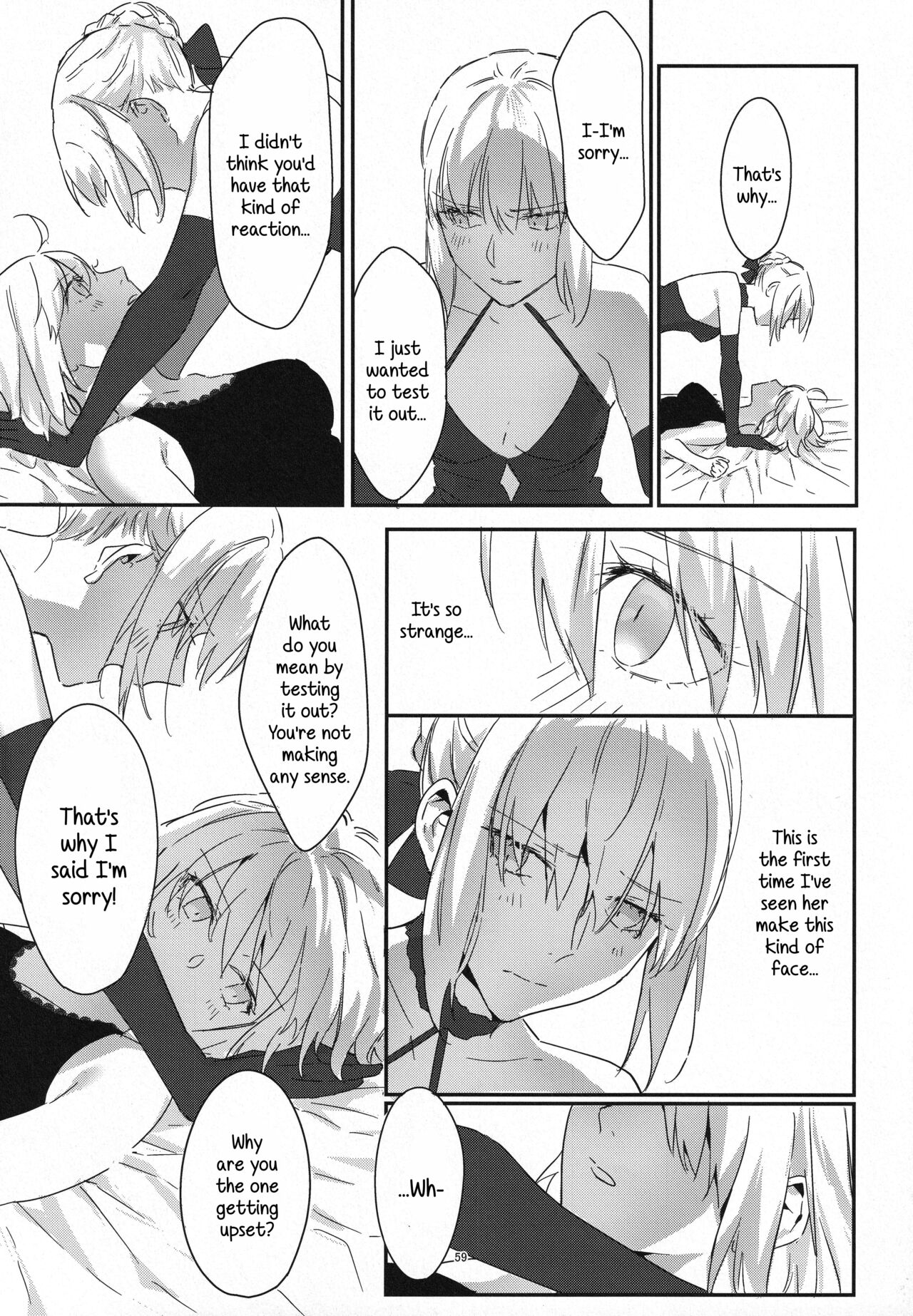(C100) [Kindou Shoujo (nipi)] Artoria Alter x Jeanne Alter Sairokushuu (Fate/Grand Order) [English] [SDTLs] image number 59