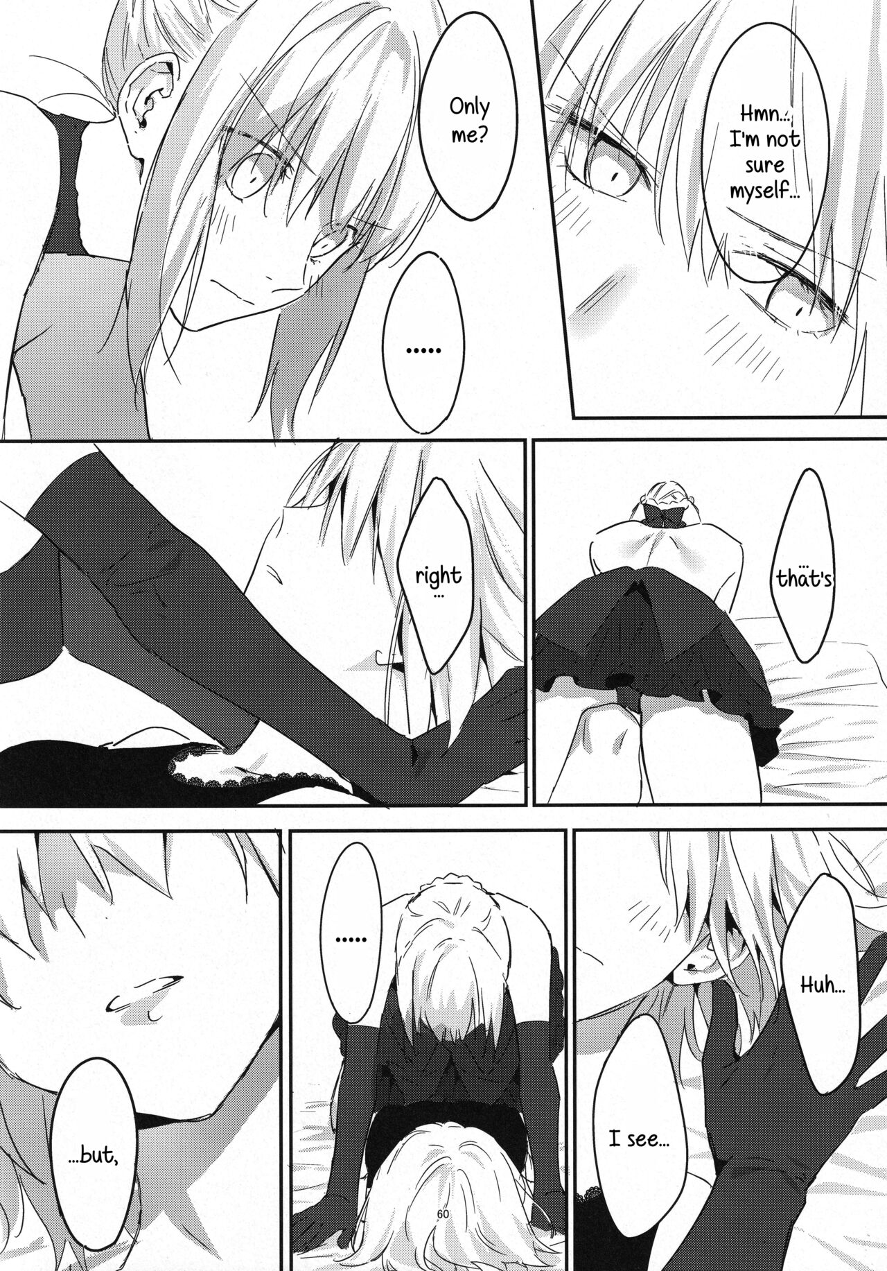 (C100) [Kindou Shoujo (nipi)] Artoria Alter x Jeanne Alter Sairokushuu (Fate/Grand Order) [English] [SDTLs] image number 60