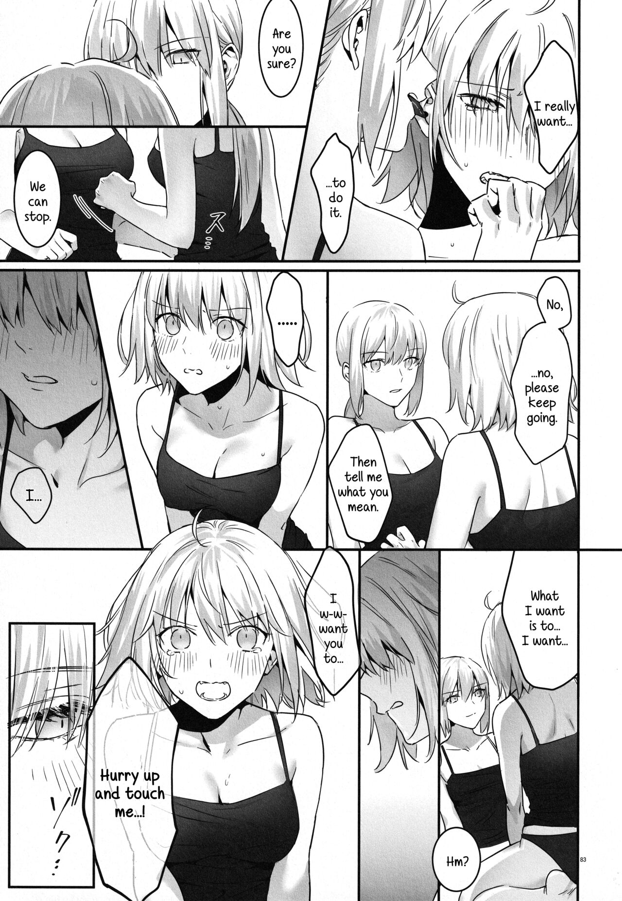 (C100) [Kindou Shoujo (nipi)] Artoria Alter x Jeanne Alter Sairokushuu (Fate/Grand Order) [English] [SDTLs] image number 83