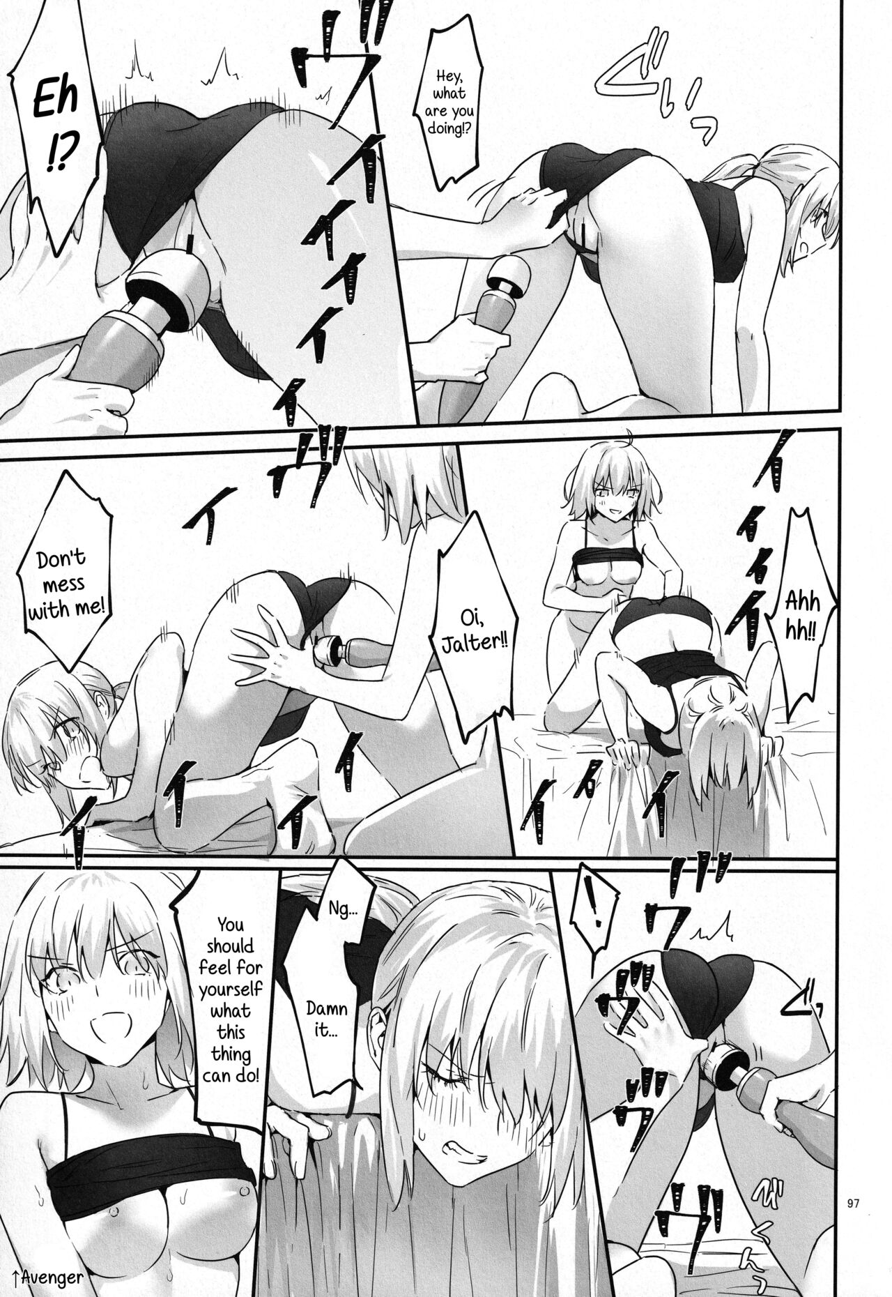 (C100) [Kindou Shoujo (nipi)] Artoria Alter x Jeanne Alter Sairokushuu (Fate/Grand Order) [English] [SDTLs] image number 97