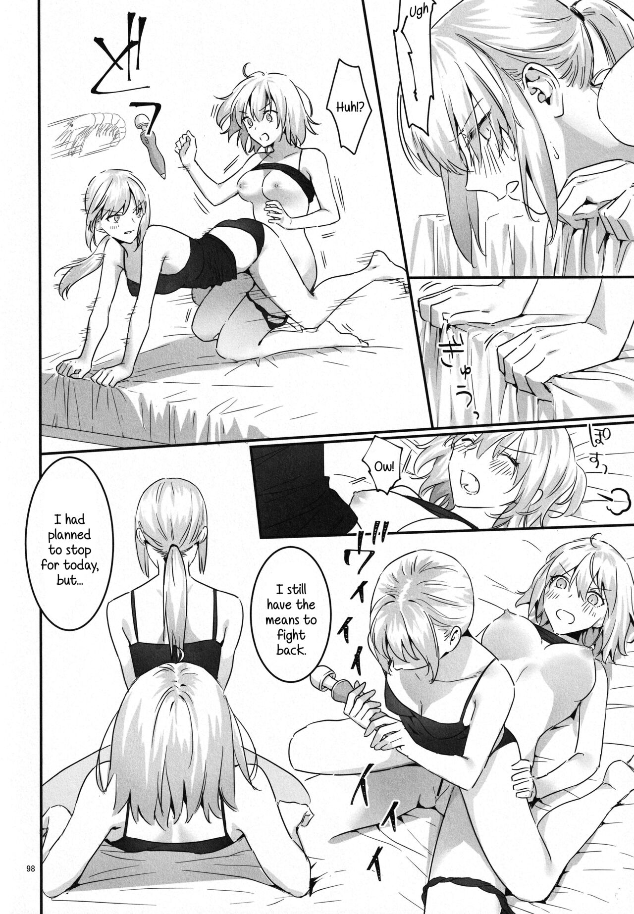 (C100) [Kindou Shoujo (nipi)] Artoria Alter x Jeanne Alter Sairokushuu (Fate/Grand Order) [English] [SDTLs] image number 98