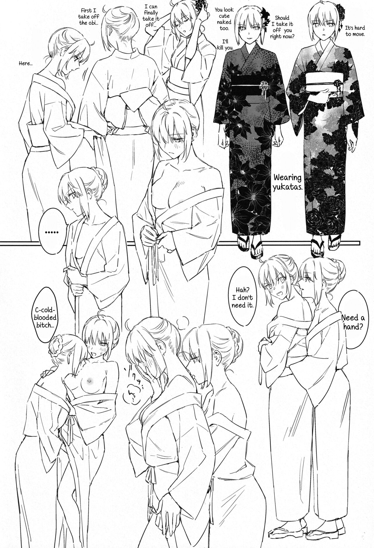 (C100) [Kindou Shoujo (nipi)] Artoria Alter x Jeanne Alter Sairokushuu (Fate/Grand Order) [English] [SDTLs] image number 118