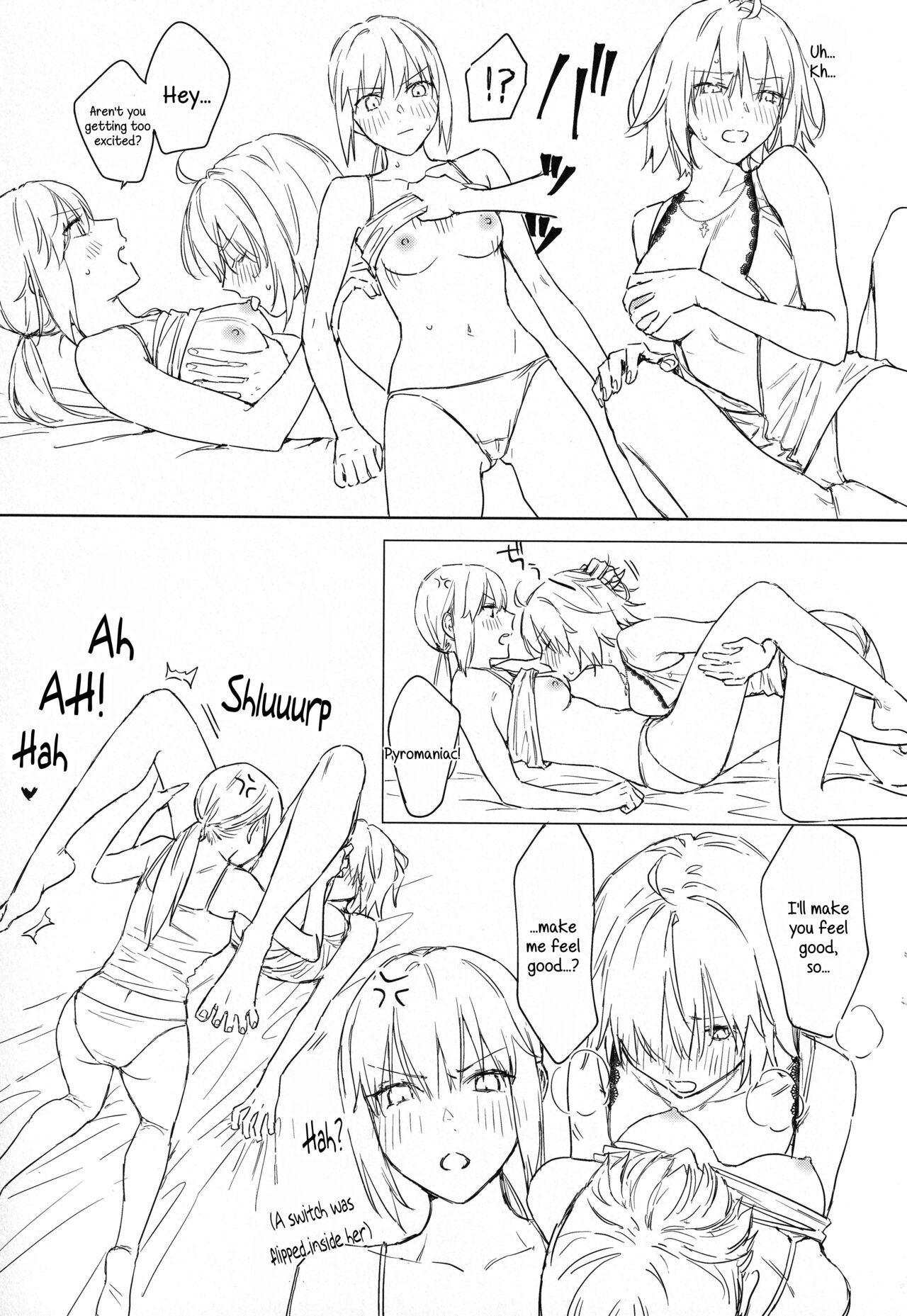 (C100) [Kindou Shoujo (nipi)] Artoria Alter x Jeanne Alter Sairokushuu (Fate/Grand Order) [English] [SDTLs] image number 127