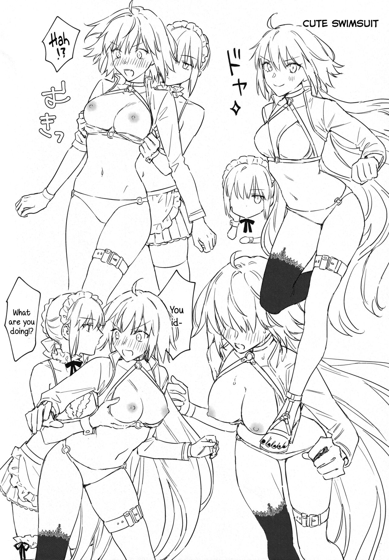 (C100) [Kindou Shoujo (nipi)] Artoria Alter x Jeanne Alter Sairokushuu (Fate/Grand Order) [English] [SDTLs] image number 132