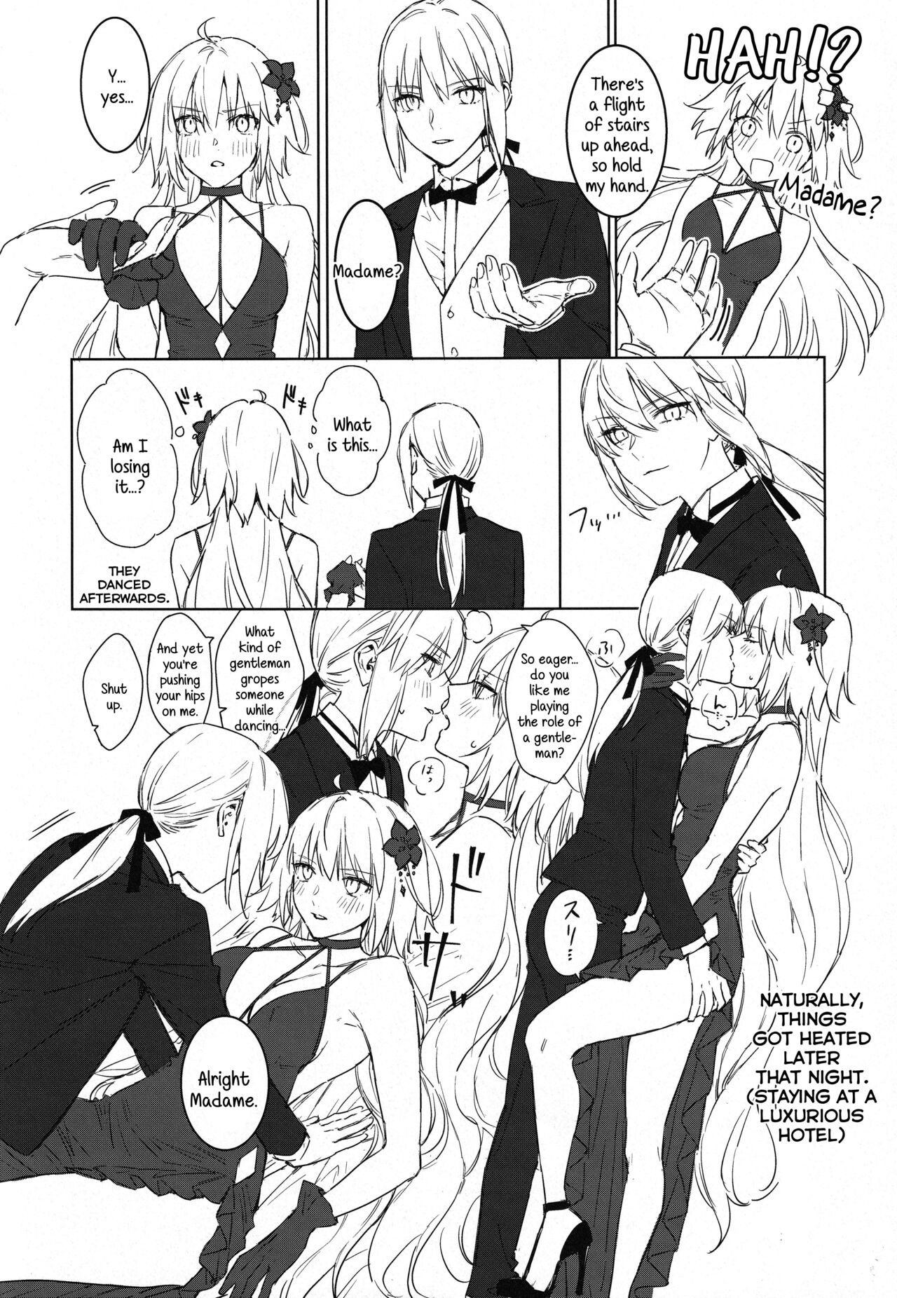 (C100) [Kindou Shoujo (nipi)] Artoria Alter x Jeanne Alter Sairokushuu (Fate/Grand Order) [English] [SDTLs] image number 136