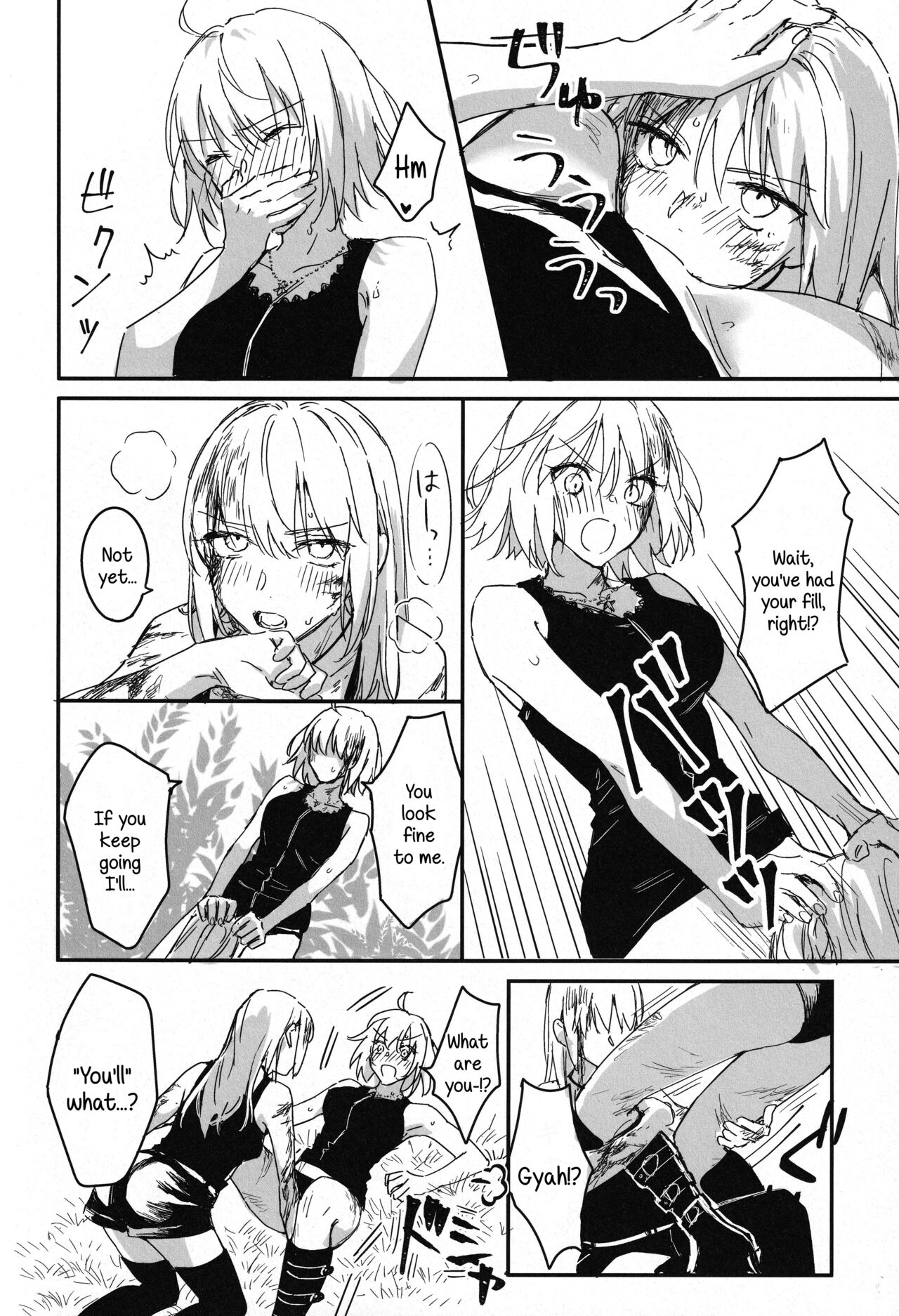 (C100) [Kindou Shoujo (nipi)] Artoria Alter x Jeanne Alter Sairokushuu (Fate/Grand Order) [English] [SDTLs] image number 156