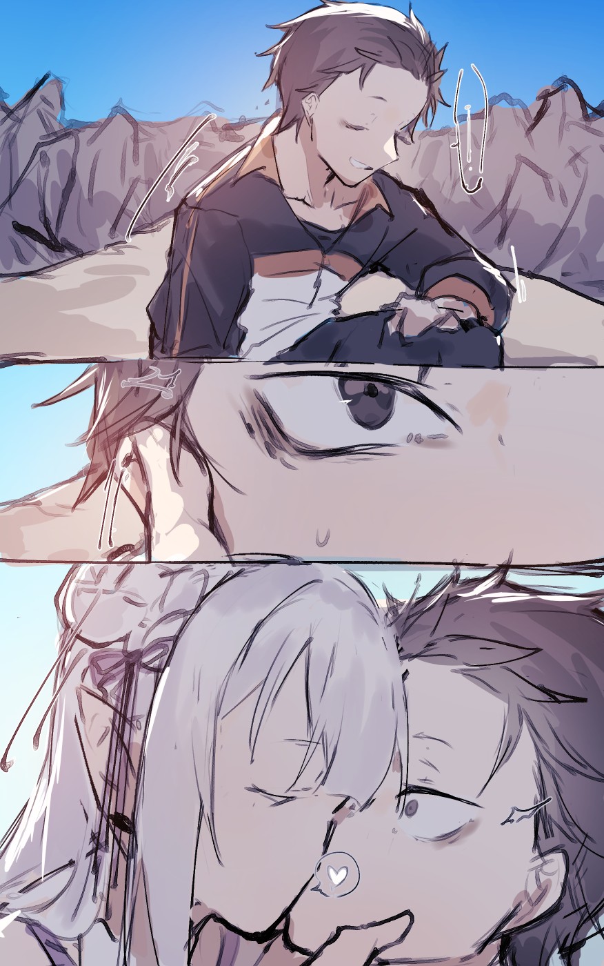 Emilia comforts Subaru изображение № 3