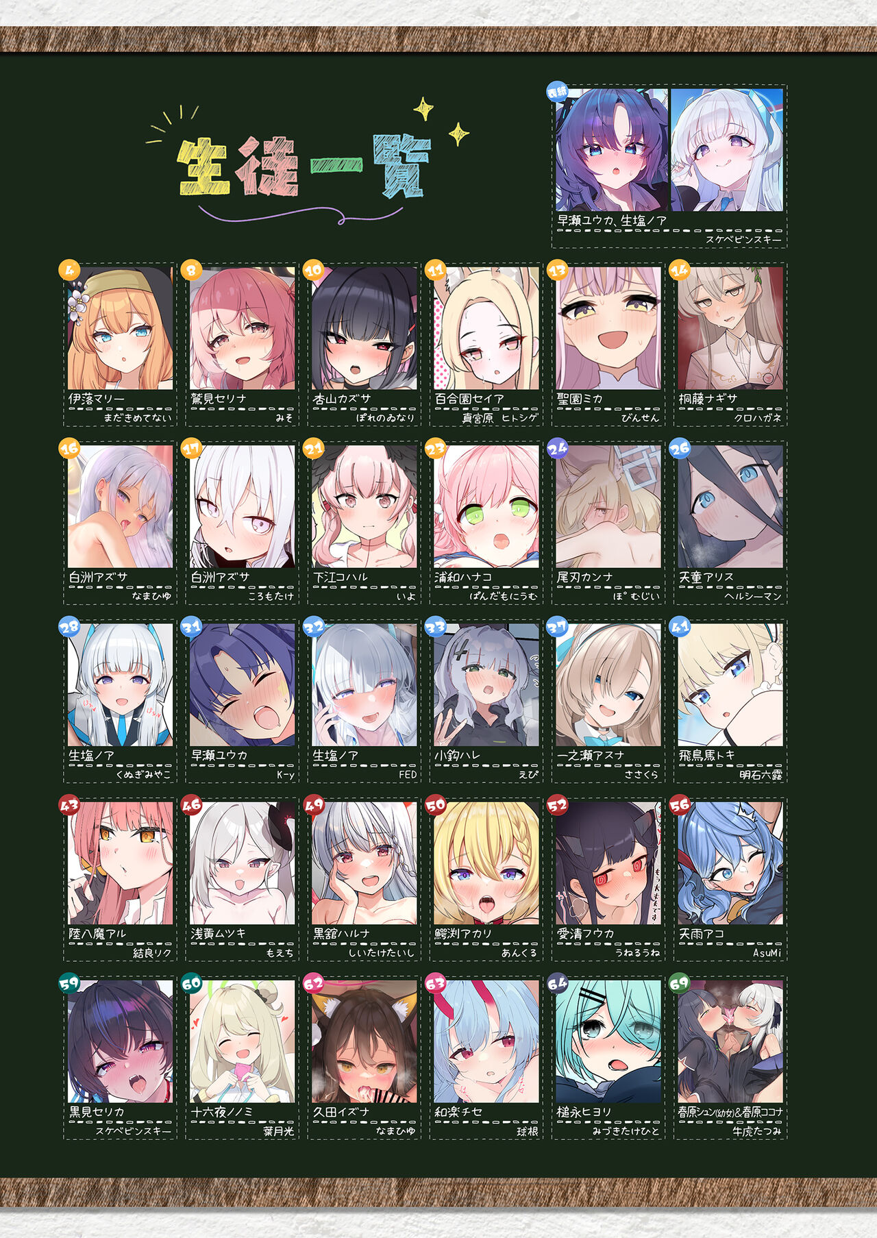 [Milk Farm Tanaka (Various)] BluArch Koubi Goudou ~Risei to Honnou no Ambivalent~ (Blue Archive) | 블루아카 교미 합동지 ~이성과 본능의 Ambivalent~ [Korean] [Digital] image number 2