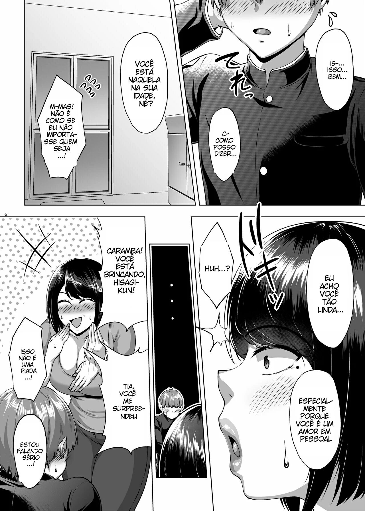 [Saint Seiya (Saint Shiro)] Tomodachi no Muchimuchi na Okaa-san to Zupposhi Asedaku Otomarikai [Portuguese-BR] [Digital] image number 7