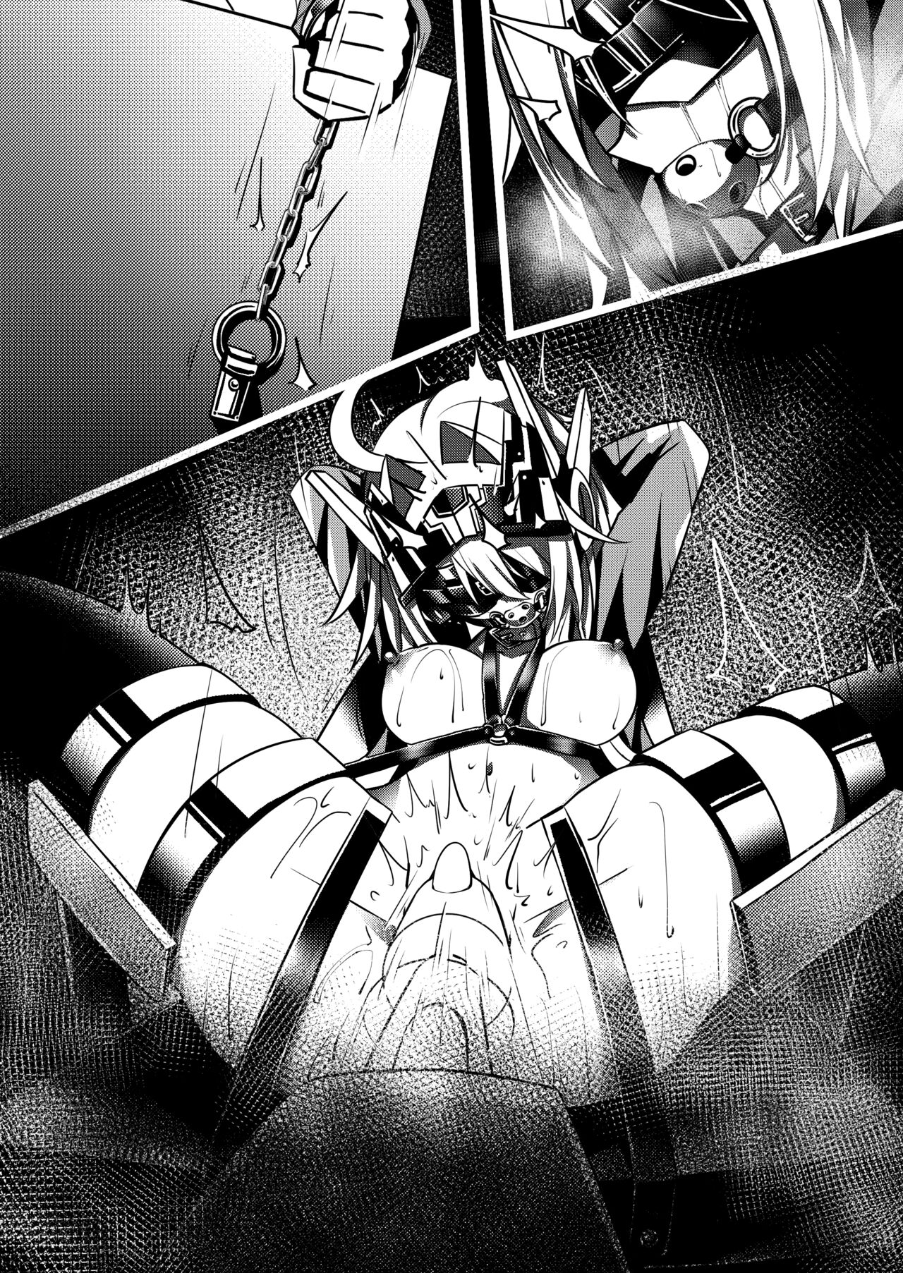 [hikigaeru] 馬之助ちゃんが過去の調教を思い出して思わずオナニーしちゃう3P漫画 画像番号 4