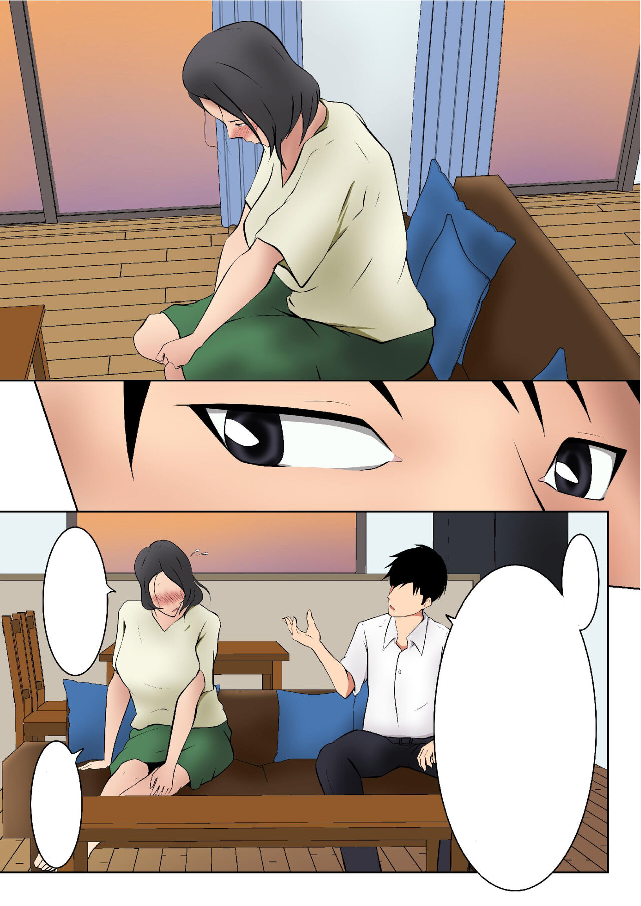 [Pentacle (Shimipan)] Okaa-san ga Boku no Tomodachi ni... | My Step Mom and My Best Friend... [Textless] Bildnummer 15