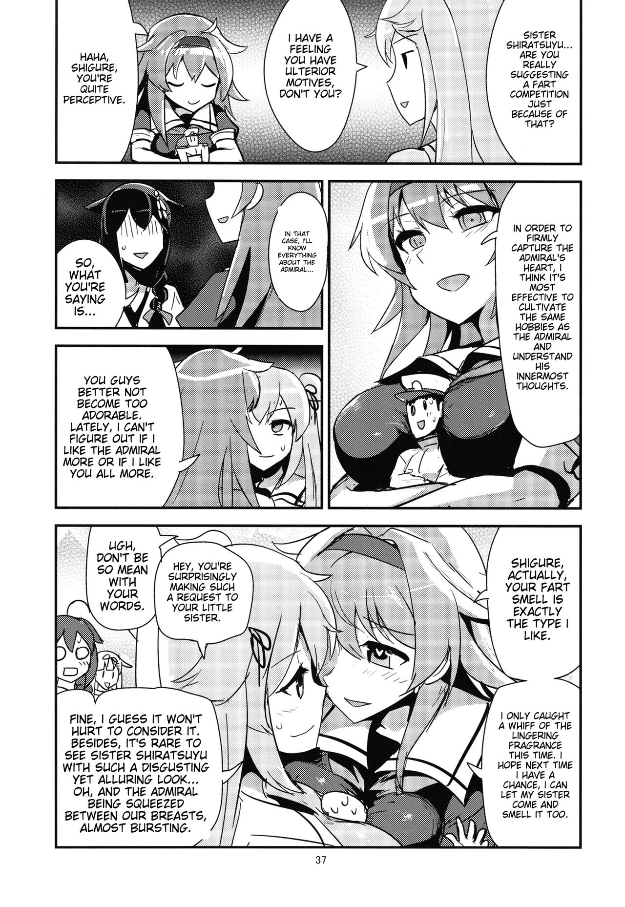 Zenkou 3-bai Kanmusu Shiratsuyu to Gas More Chinjufu Futatabi- english translated 이미지 번호 37