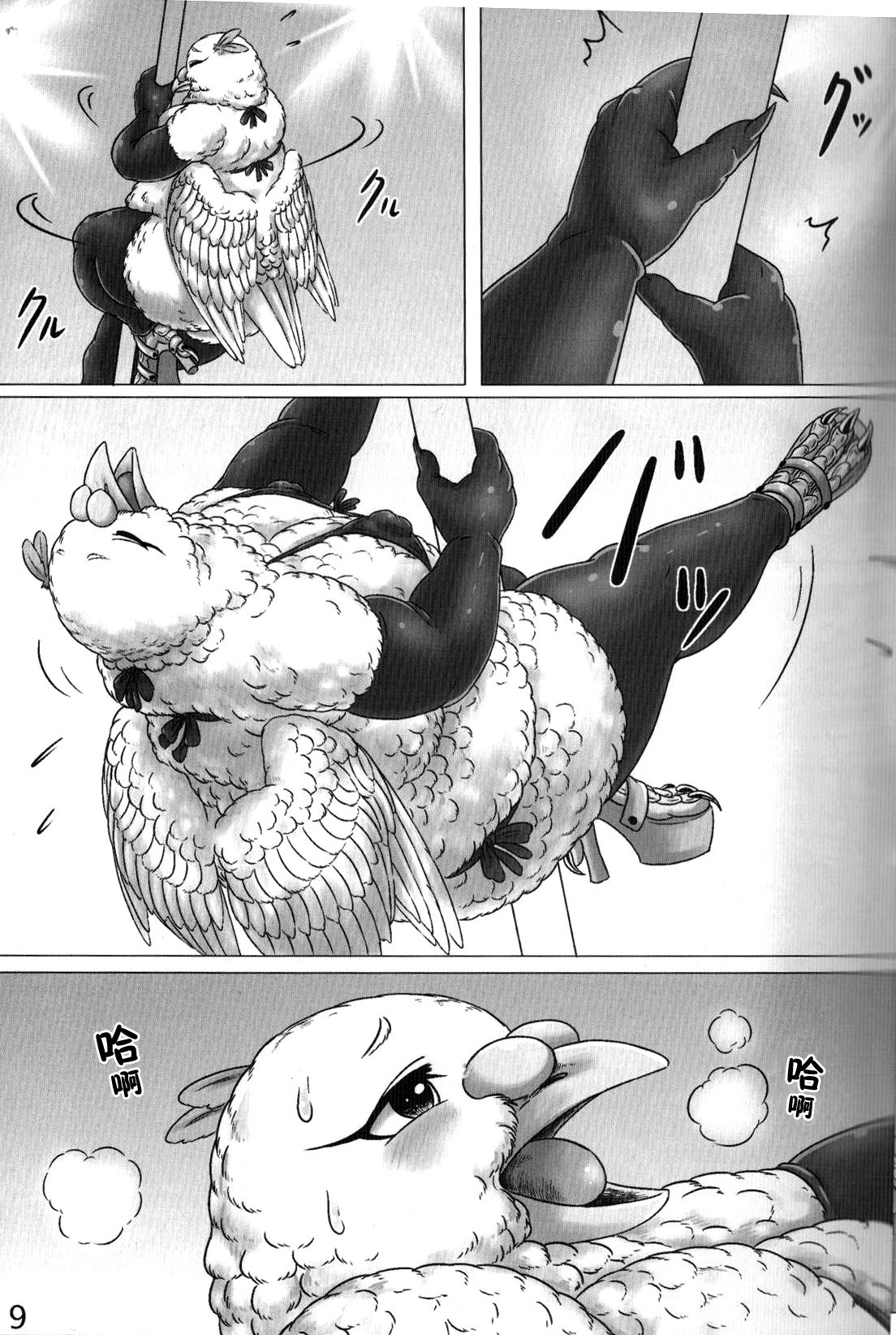 (Kemoket 4) [Imomushi Kyouiku Madoguchi (Bubonic)] Hato Oku-sama no Late Show | 鸽夫人的深夜秀 [Chinese] [尾窝汉化组] 图片编号 8