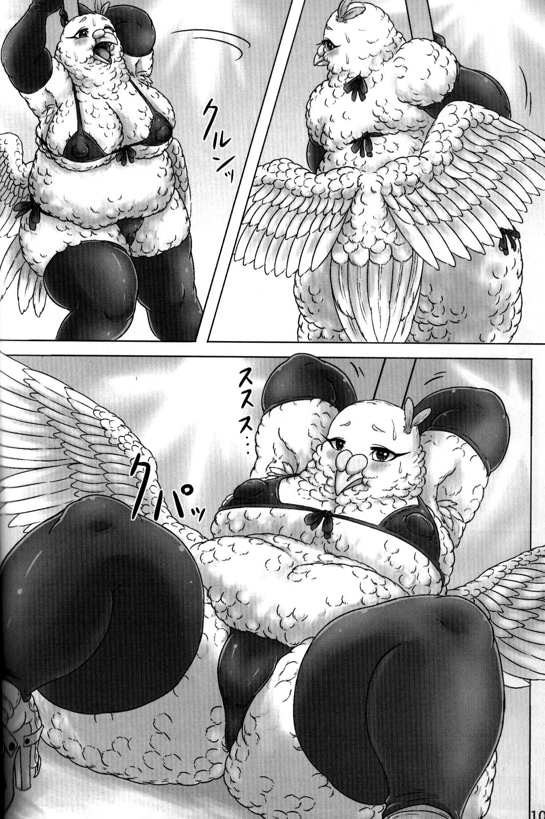 (Kemoket 4) [Imomushi Kyouiku Madoguchi (Bubonic)] Hato Oku-sama no Late Show | 鸽夫人的深夜秀 [Chinese] [尾窝汉化组] 图片编号 9