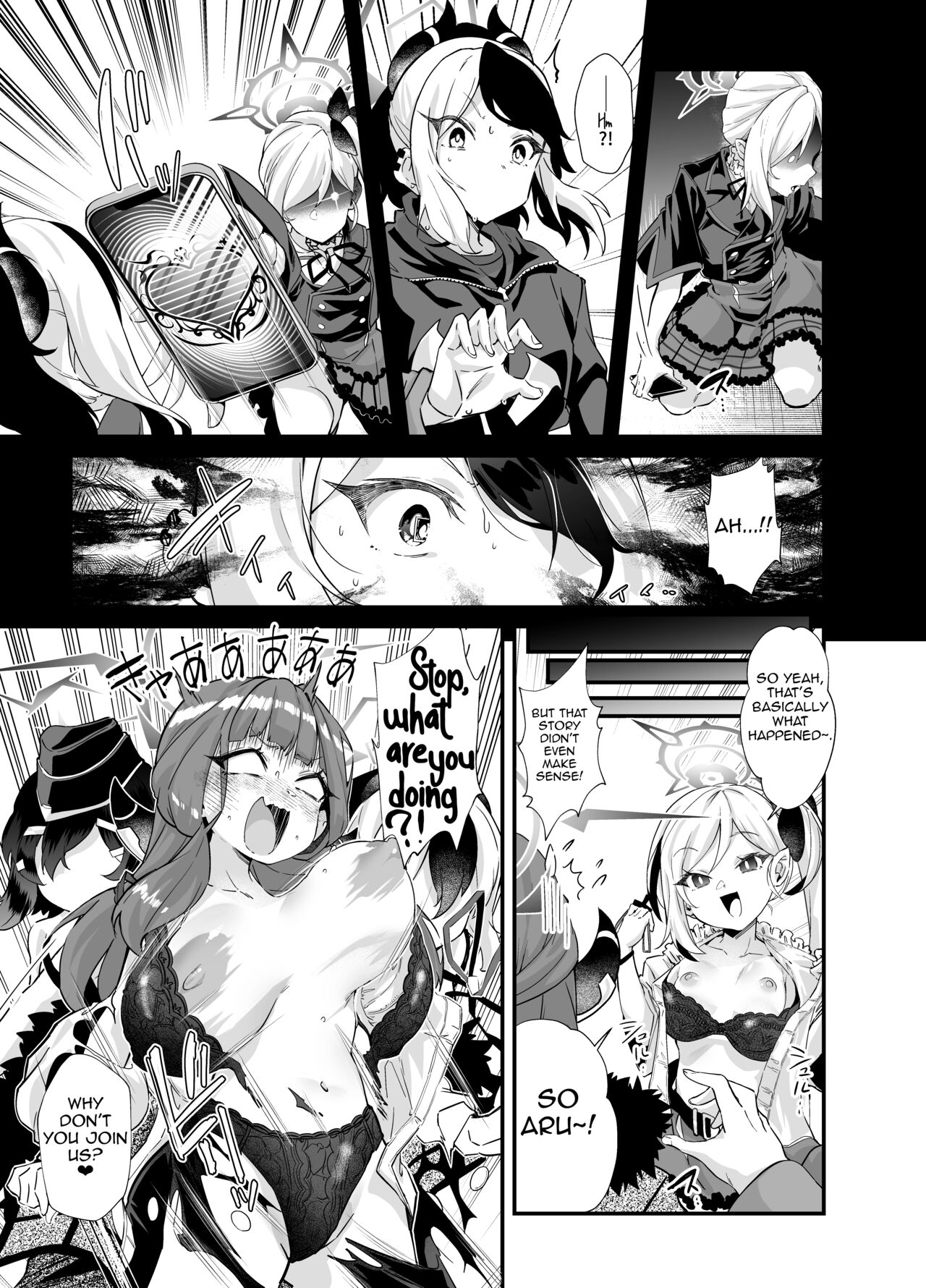 [Mori no Michi (Mori Sinrisk)] Aruchan dake Saimin ni Kakattenai Hon | A Book Where Only Aru Didn't Get Hypnotized (Blue Archive) [English] [Shiririn] [Digital] Bildnummer 8