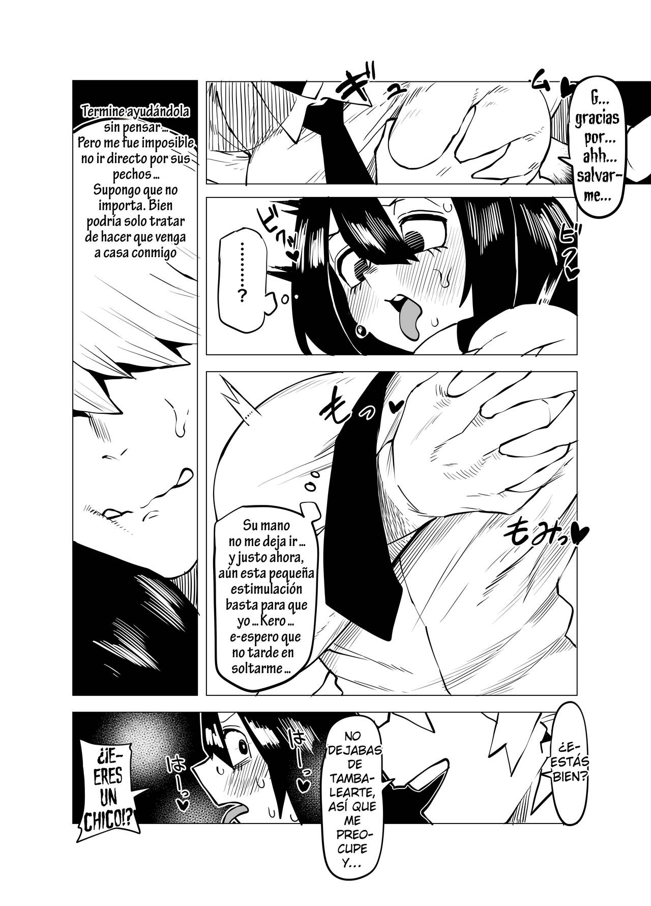 [Oekaki Kaki] Teisou Gyakuten Butsu ~Tsuyu no Baai~ | Academia de Héroes & una Moralidad Invertida 3: Caso Tsuyu (Boku no Hero Academia) [Spanish] [kalock] numero di immagine  3