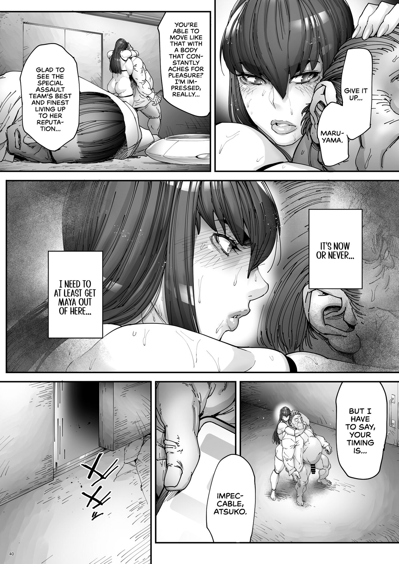 [Kocho Kocho Koukou (Bonten)] Nyuujoku no Ori ~Hitozuma Sousakan Atsuko~ Ni | Snared and Defiled: Agent Atsuko, Married Detective 2 [English] [cutegyaruTL] [Digital] изображение № 41