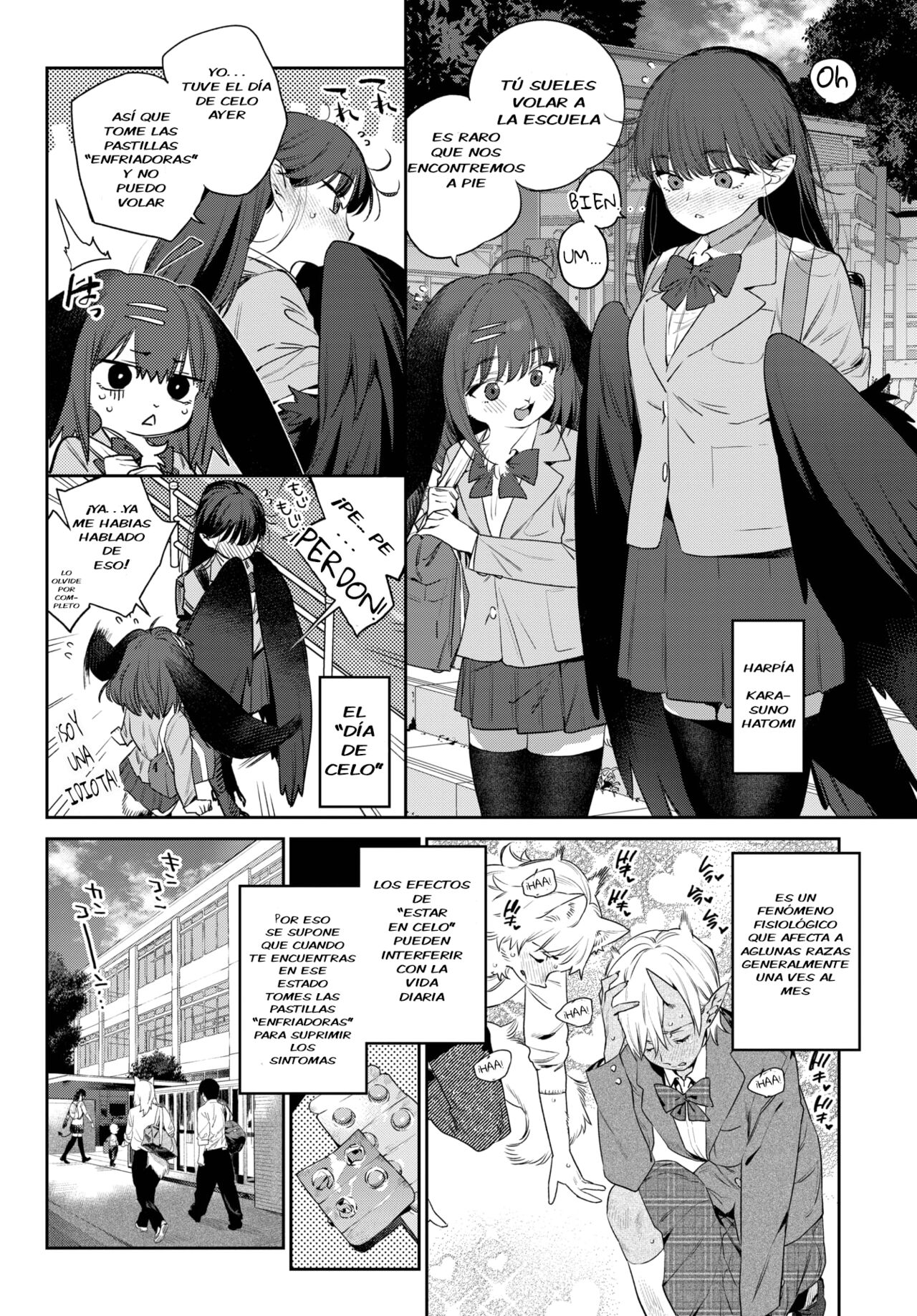 [Mizone] Hatsujou Jingai Nisshi - Diario de Celo de las Chicas Monstruo - [Spanish] (COMIC BAVEL 2023-08) 画像番号 2