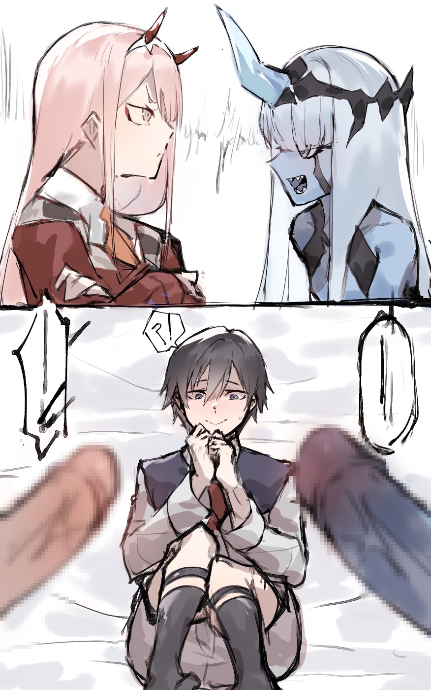 [Angel] Zero Two and Zero One x Hiro futa 画像番号 1