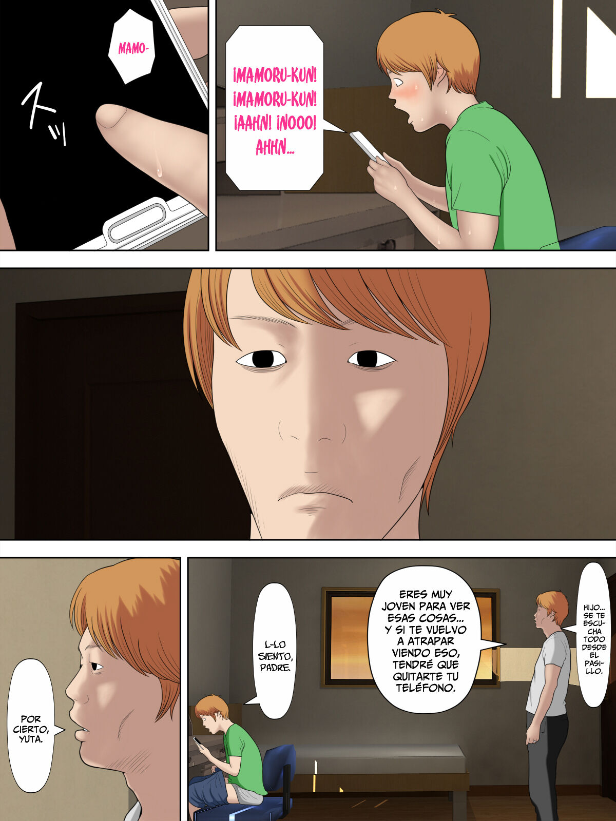 [Minazuki Mikka] Manbiki Mama to Tencho no Musuko 5 [Spanish] [Lanerte] image number 2