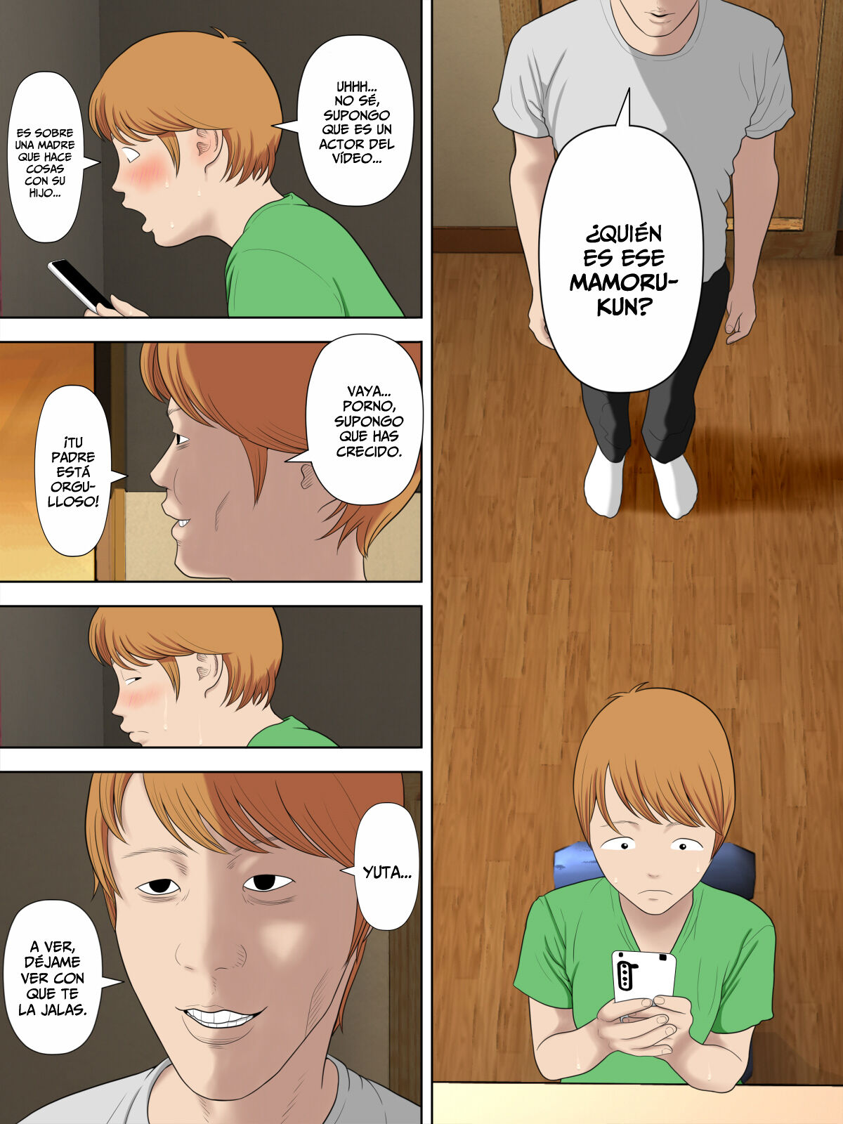 [Minazuki Mikka] Manbiki Mama to Tencho no Musuko 5 [Spanish] [Lanerte] image number 3