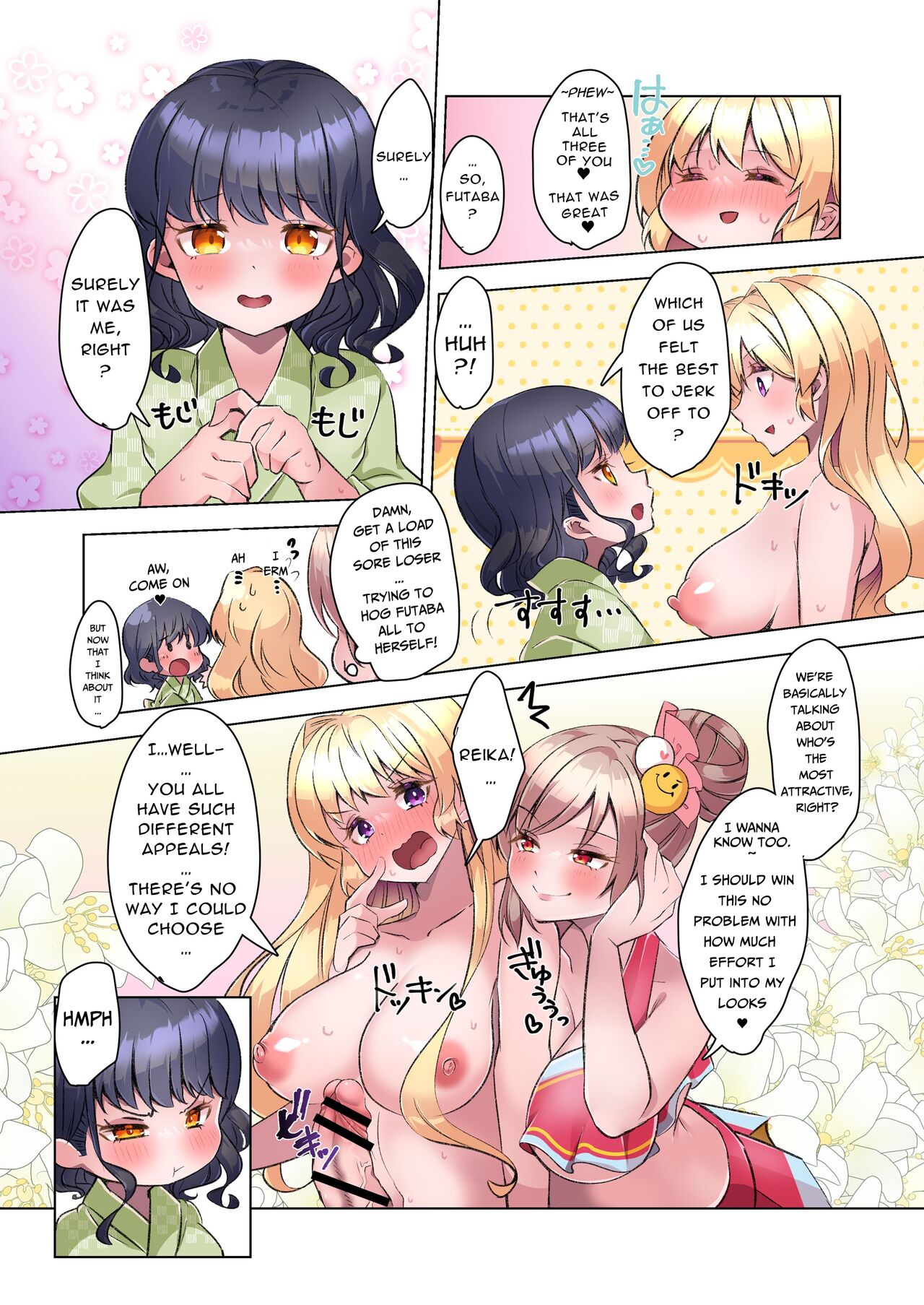 [Amaguri Aniko] Futanari Lady ~Bukkake Club Pilgrimage~ [English] [Pure Pazaak] image number 34