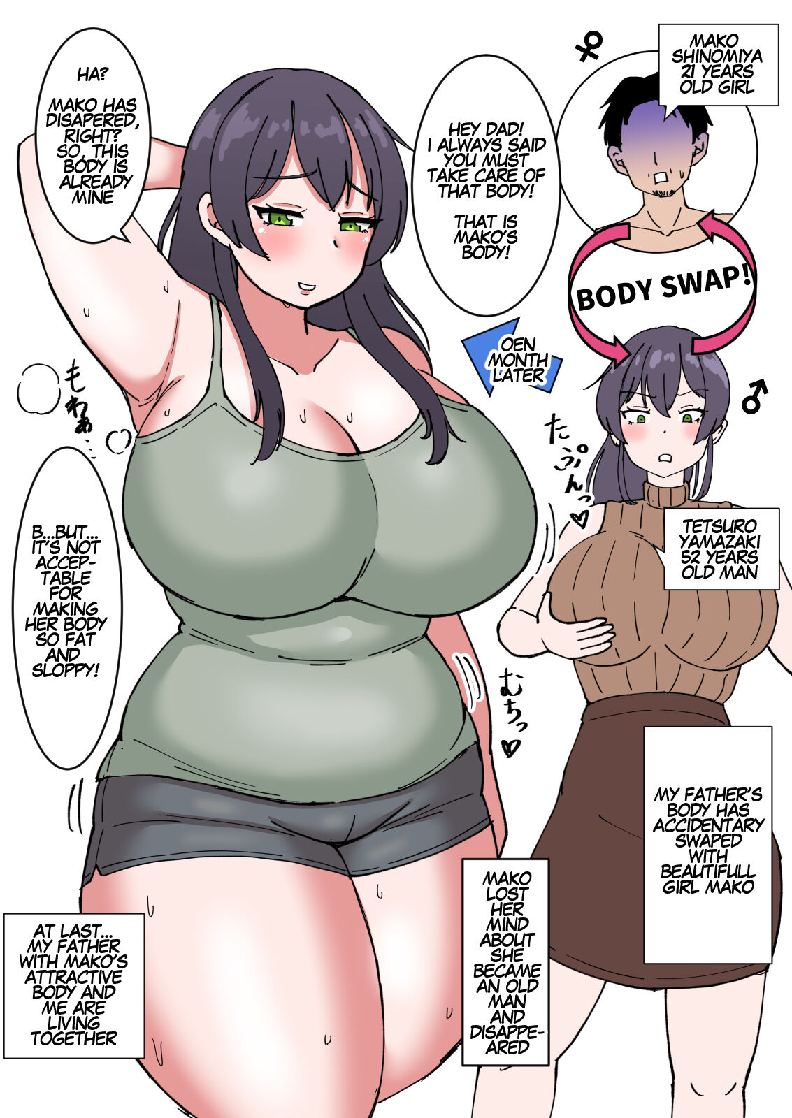 [KakiPeanuts] Son Makes Dad Woman image number 1