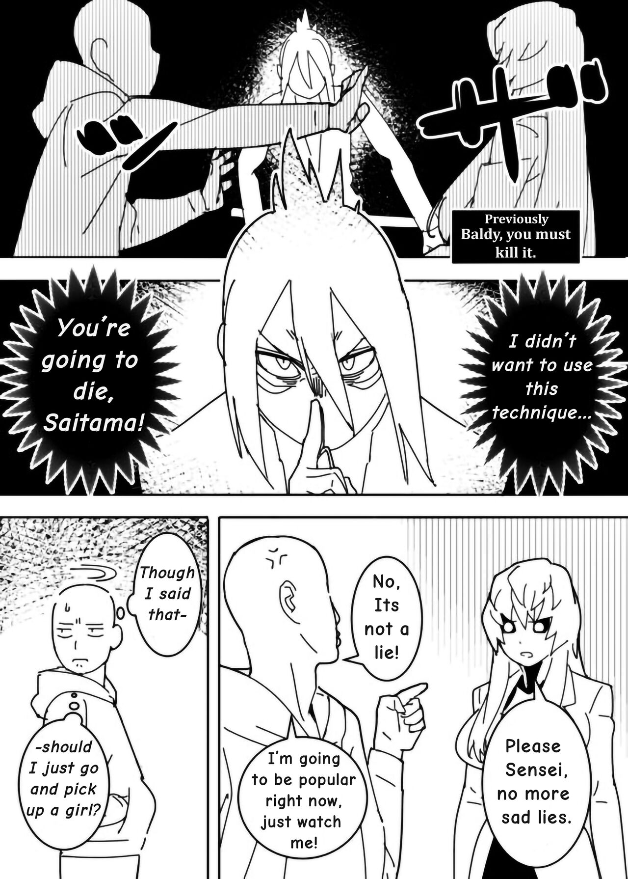 No Pants Woman 1-8 (One Punch Man) [English] image number 21