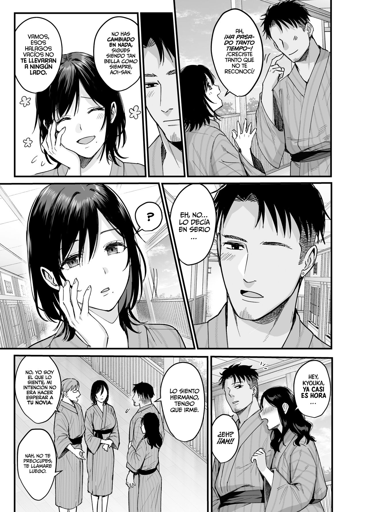 [AMAM (Ame Arare)] Mesunoyado ~Tsuma wa Midare Kegasareru~ | Posada para Putas ~Esposa Siendo Profanada y Quebrantada~ [Spanish] [EromegameTT y Hakuyoku no Translation] [Digital] numero di immagine  7