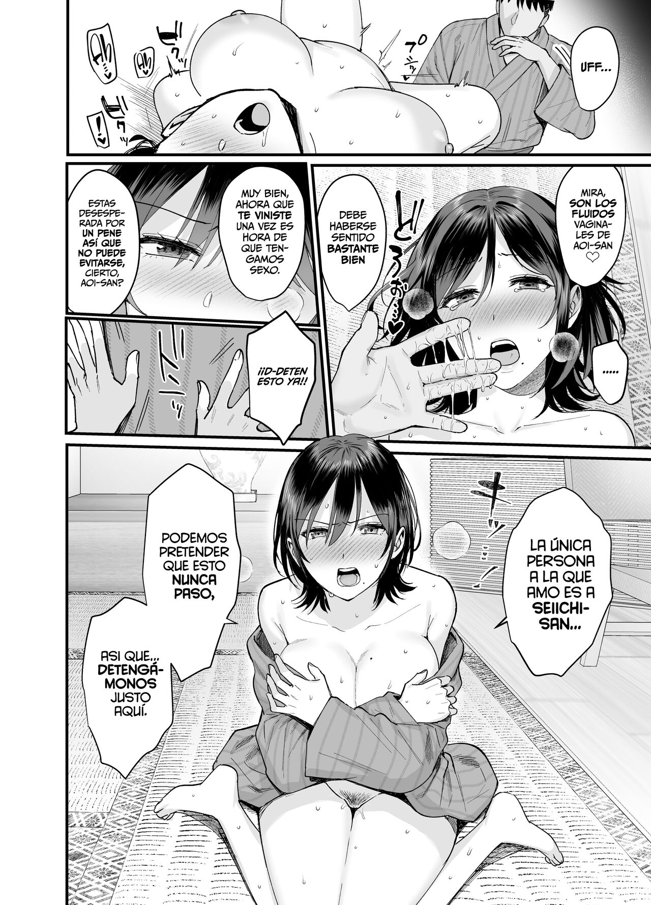 [AMAM (Ame Arare)] Mesunoyado ~Tsuma wa Midare Kegasareru~ | Posada para Putas ~Esposa Siendo Profanada y Quebrantada~ [Spanish] [EromegameTT y Hakuyoku no Translation] [Digital] numero di immagine  20